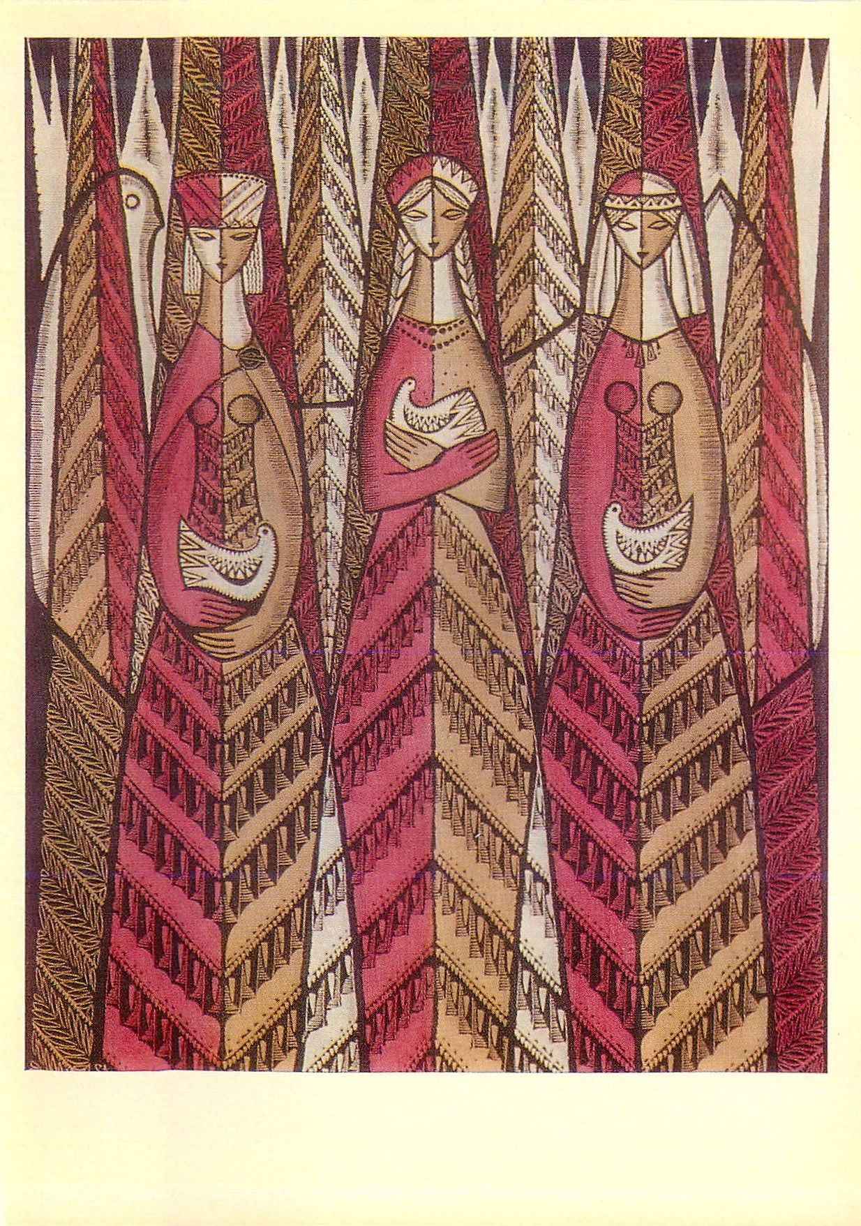 CPM Art Museum Vilnius A Skirutyte (Born 1932) Sister of Peace From Lithuania Sister of Peace Serie 1965
