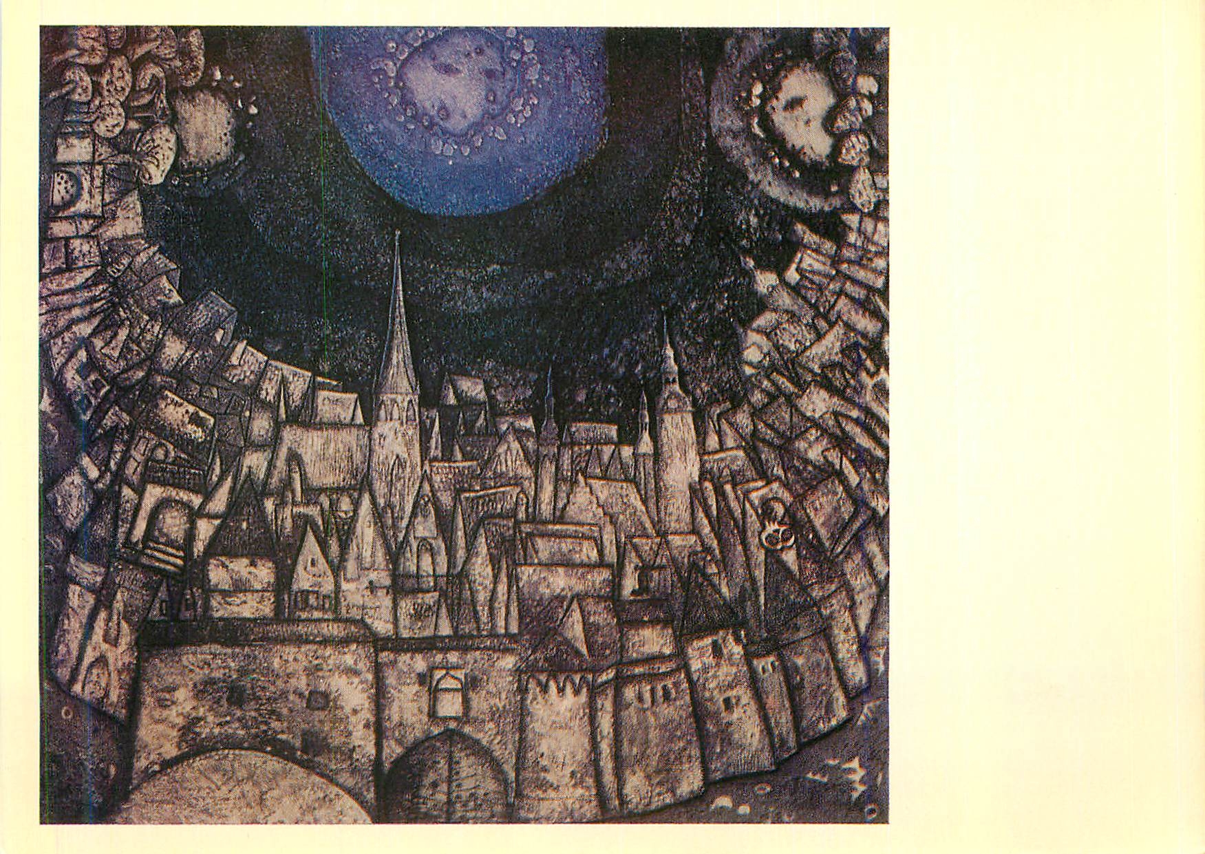 CPM Art Museum Tallinn V Toll (Born 1928) Lake Over the Town 1967
