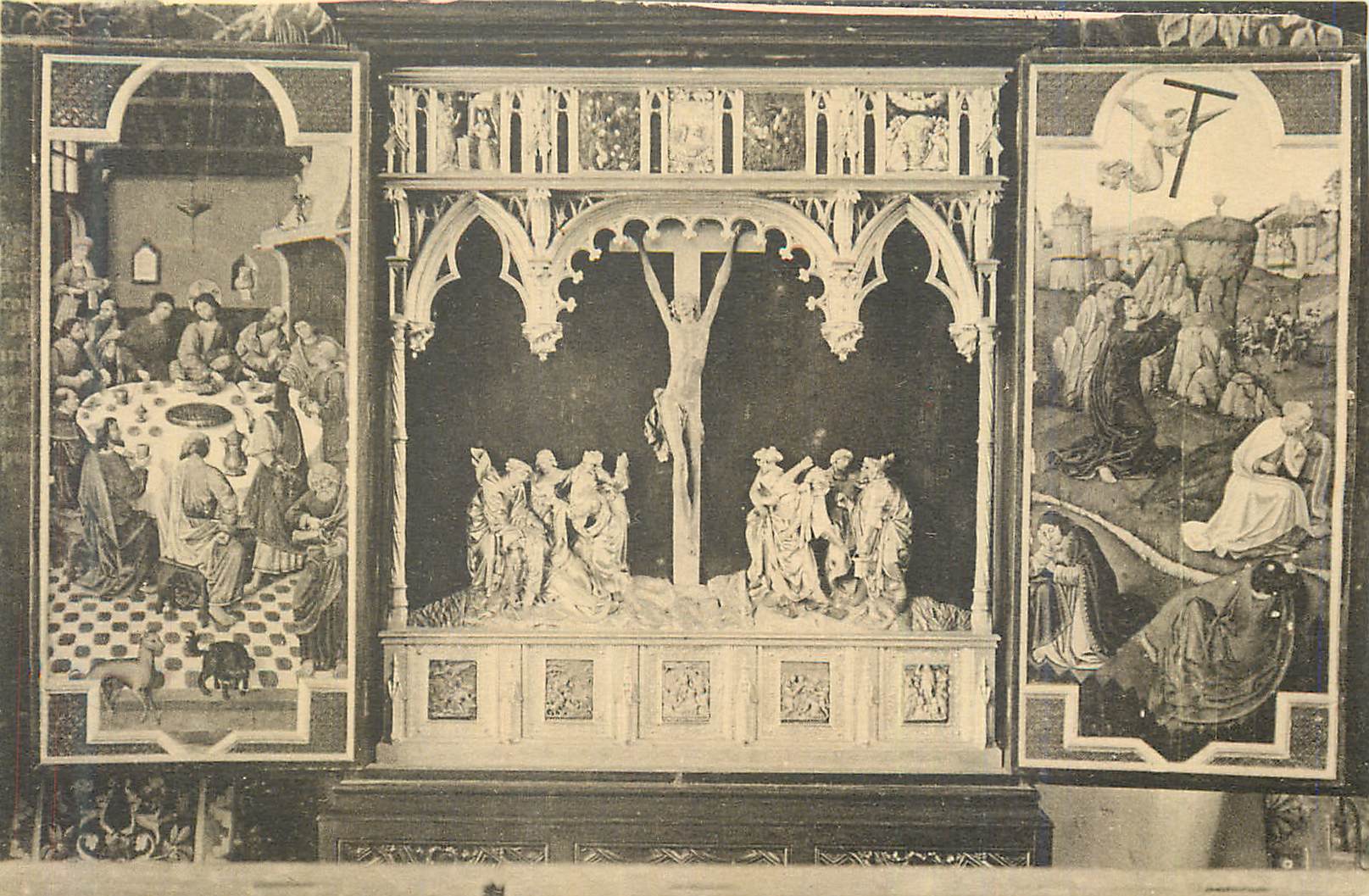 CPA Concarneau Musee de Keriolet Le Retable d'Anne de Bretagne