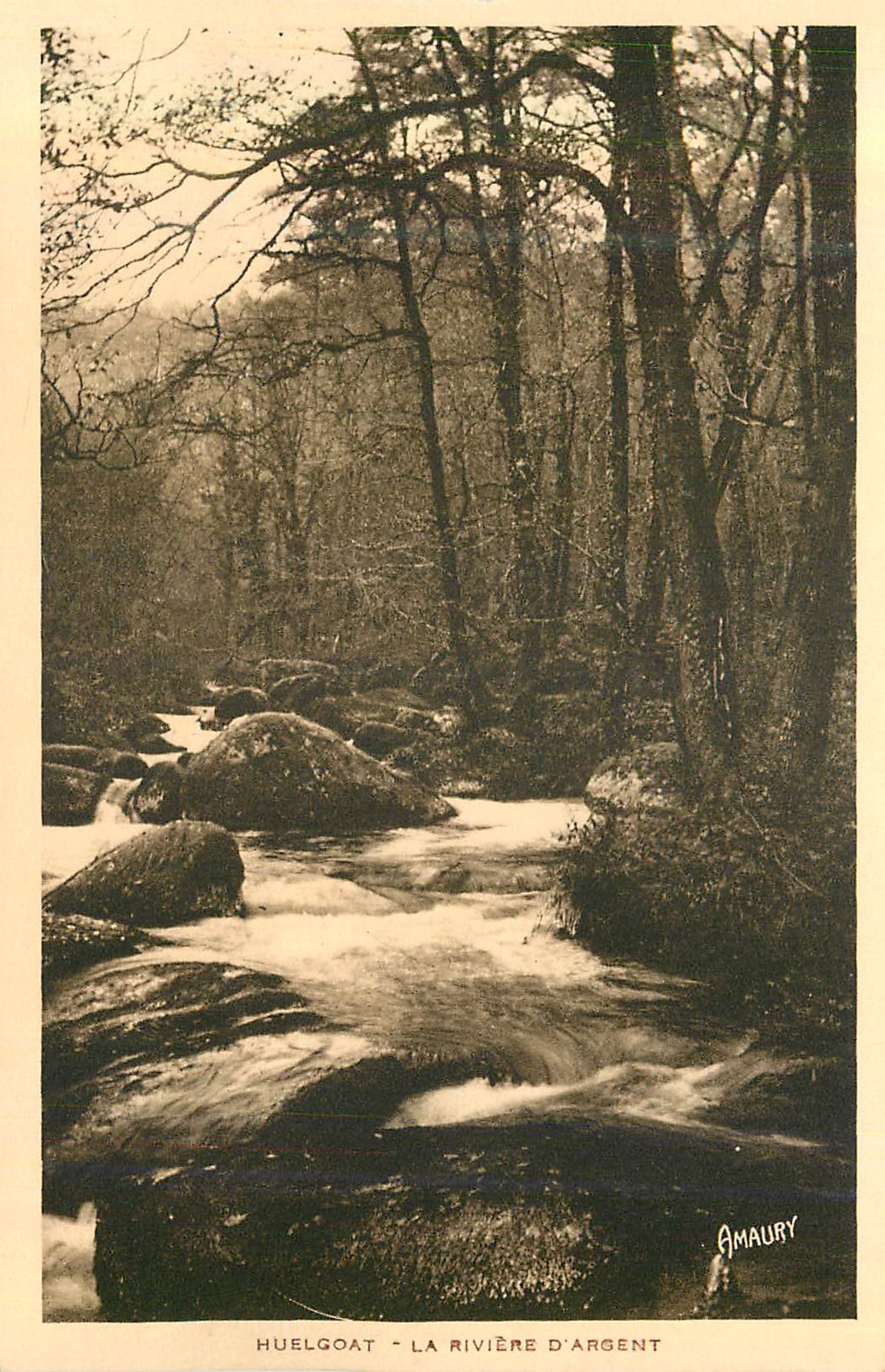 CPA Huelgoat La Riviere d'Argent