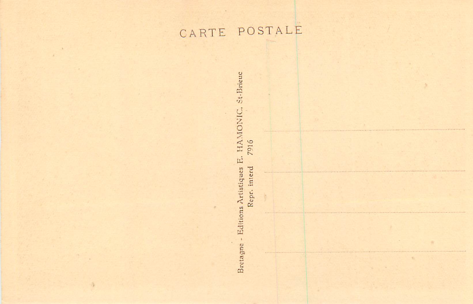 CPA Huelgoat Sous Bois a la Riviere d'Argent — Rückseite