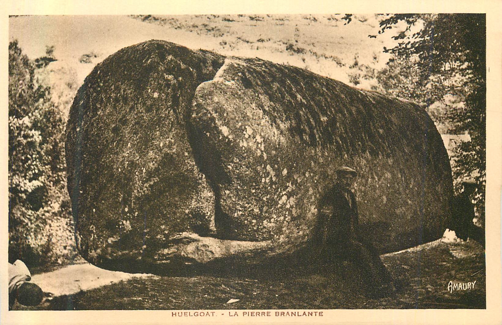 CPA Huelgoat La Pierre Branlante