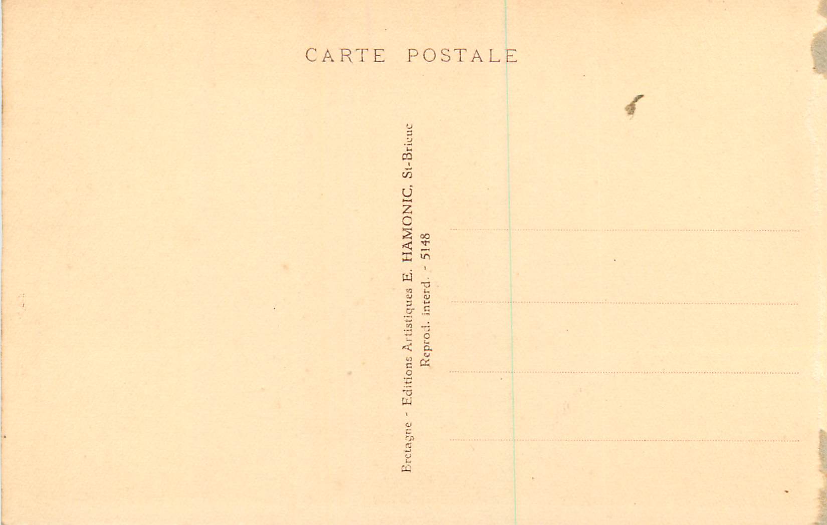 CPA Saint Herbot Le Jube (XVIe) Tables d'Offrandes — Rückseite