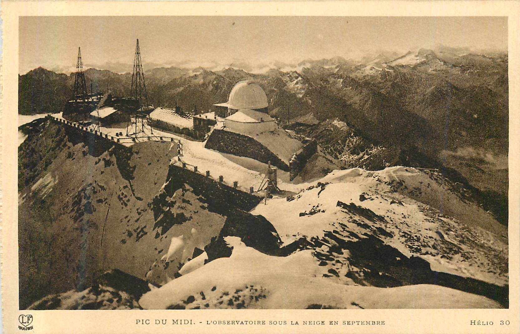 Pic du Midi - L'observatoire sous la neige en septembre — Hélio 30