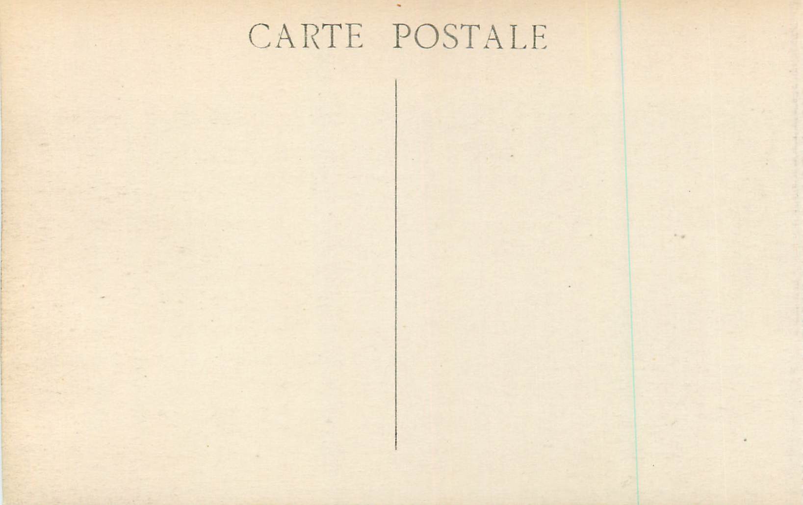 CPA Marseille Le Fort Saint Jean — Verso
