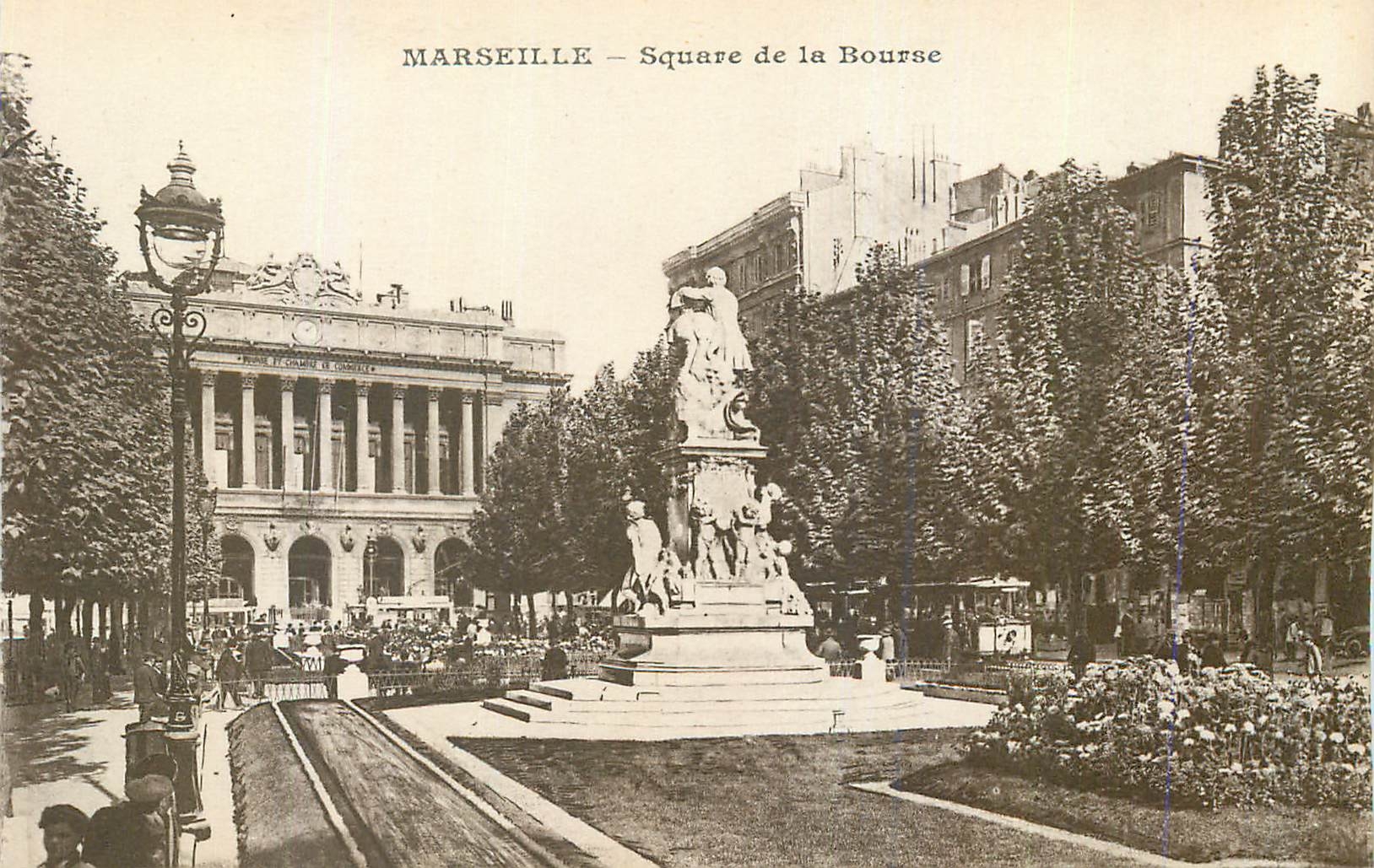 CPA Marseille Square de la Bourse