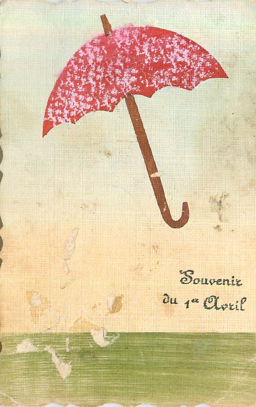 CPA Souvenir du 1er Avril