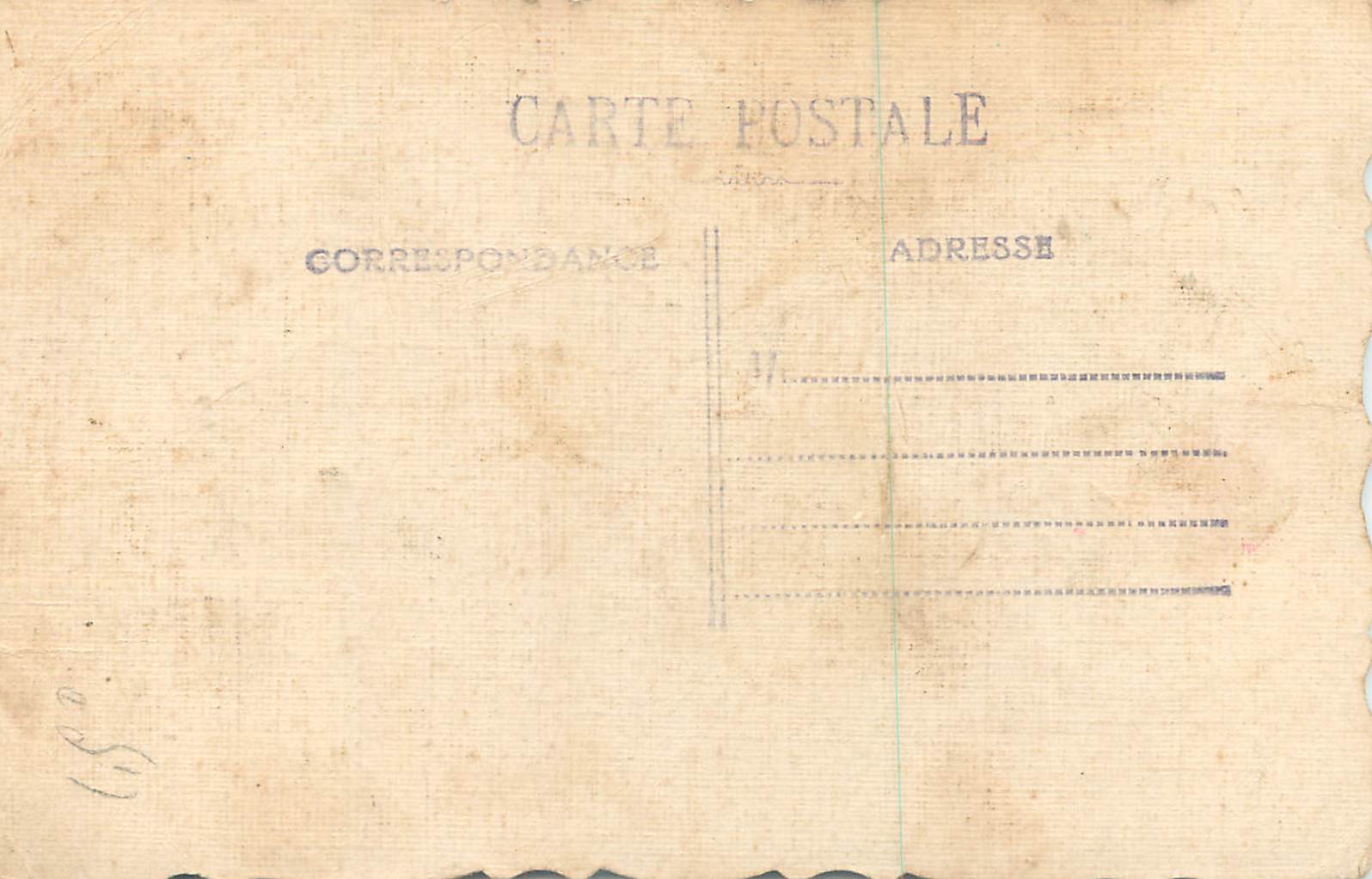 CPA Souvenir du 1er Avril — Rückseite