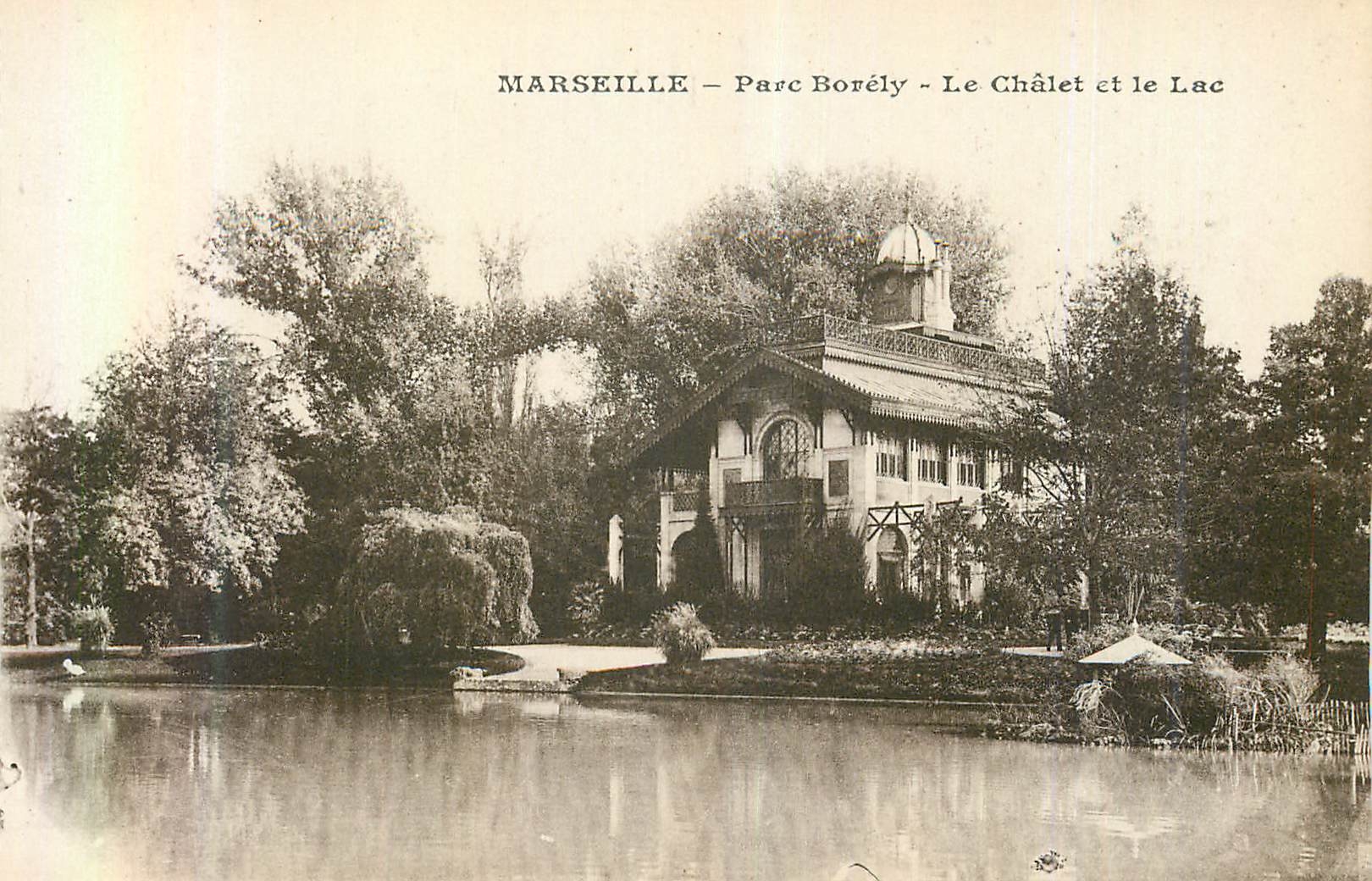 CPA Marseille Parc Borely Le Chalet et le Lac