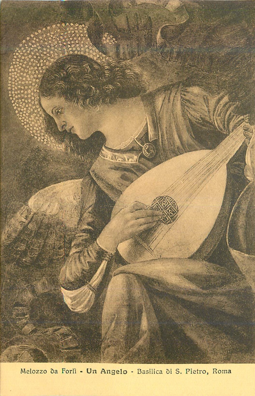 CPA Roma Melozzo da Forli un Angelo Basilica di S Pierto