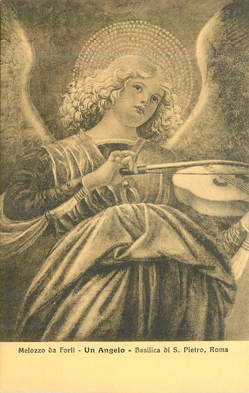 CPA Roma Melozzo da Forli Un Angelo Basilica di S Pierto