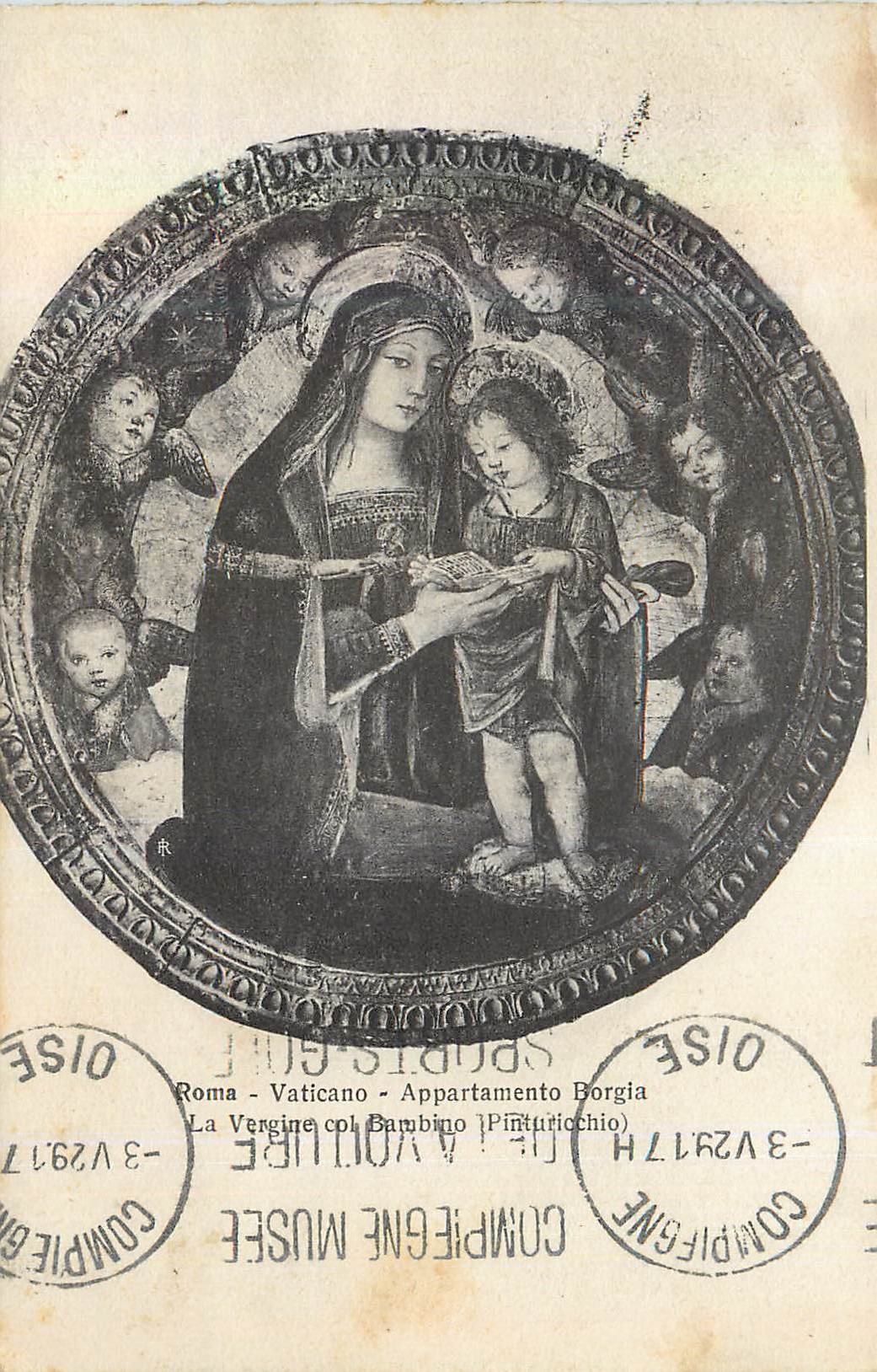 CPA Roma Vaticano Appartemento Borgia Vergine Col Bambino