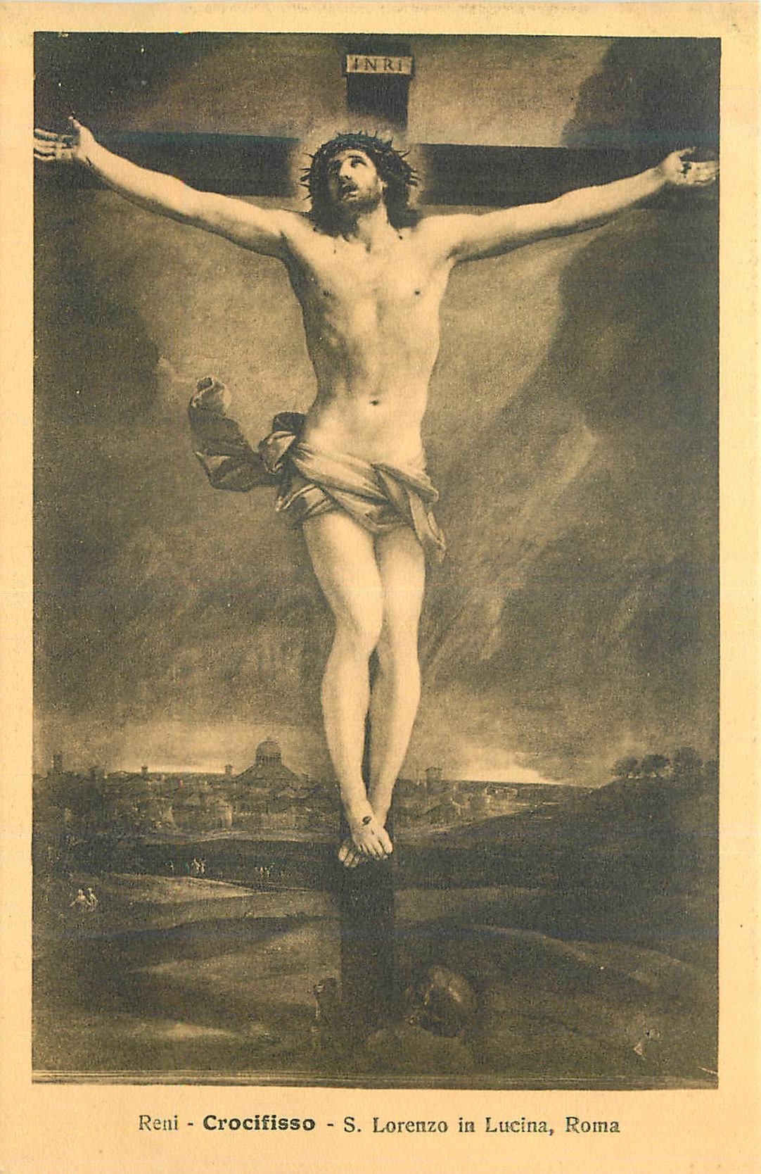 Crucifixion — œuvre de Reni — S. Lorenzo in Lucina, Rome