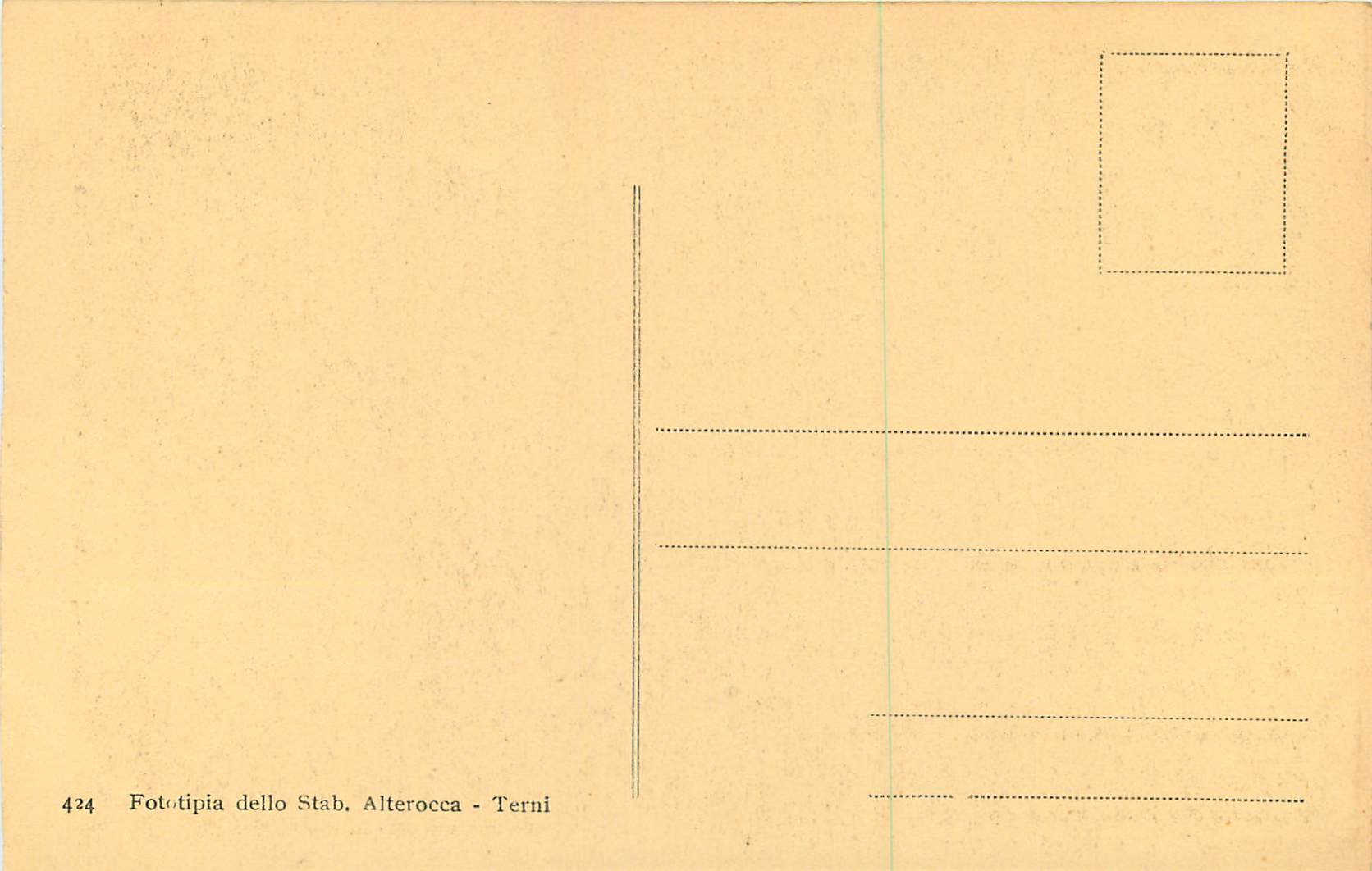 CPA Roma Palazzo Reale Reni L'Annunziata — Rückseite