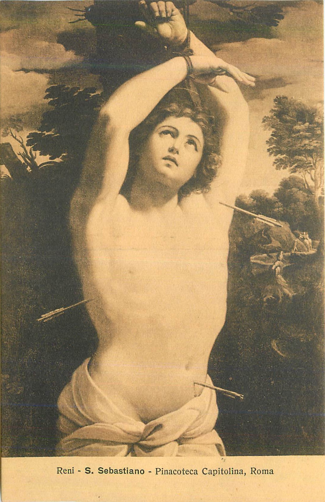 CPA Roma Pinacoteca Capitolina Reni S Sebastiano