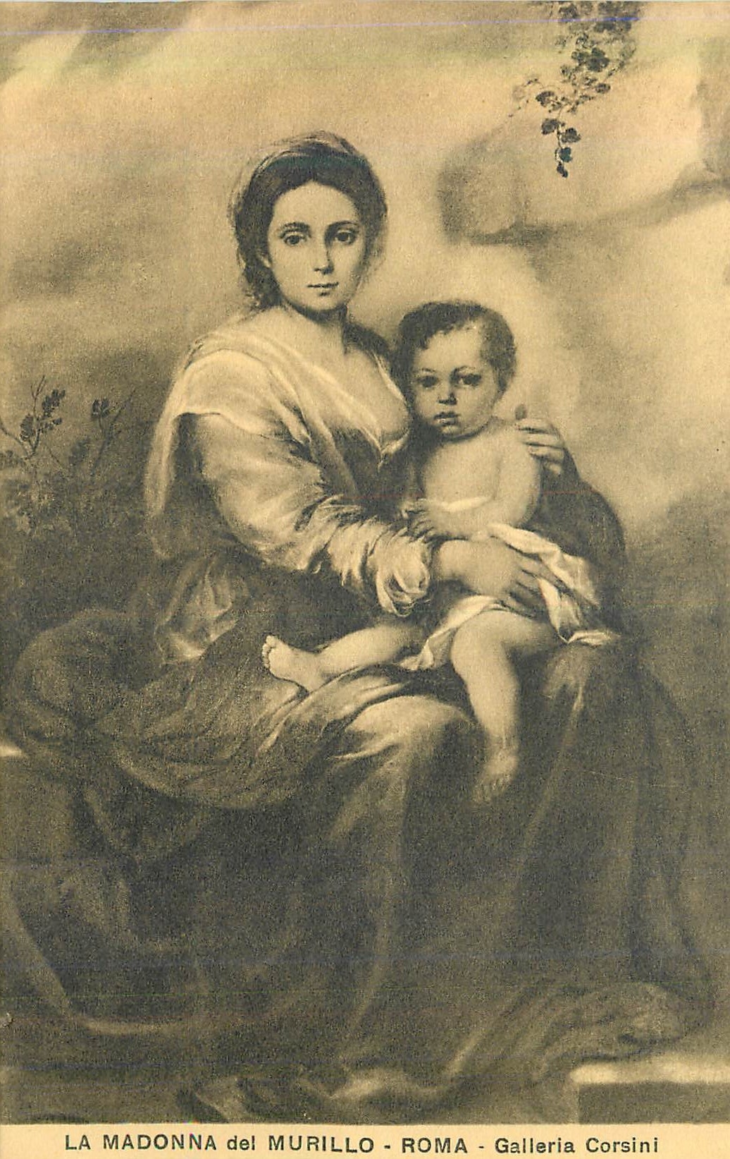 CPA Roma Galleria Corsini La Madonna del Murillo