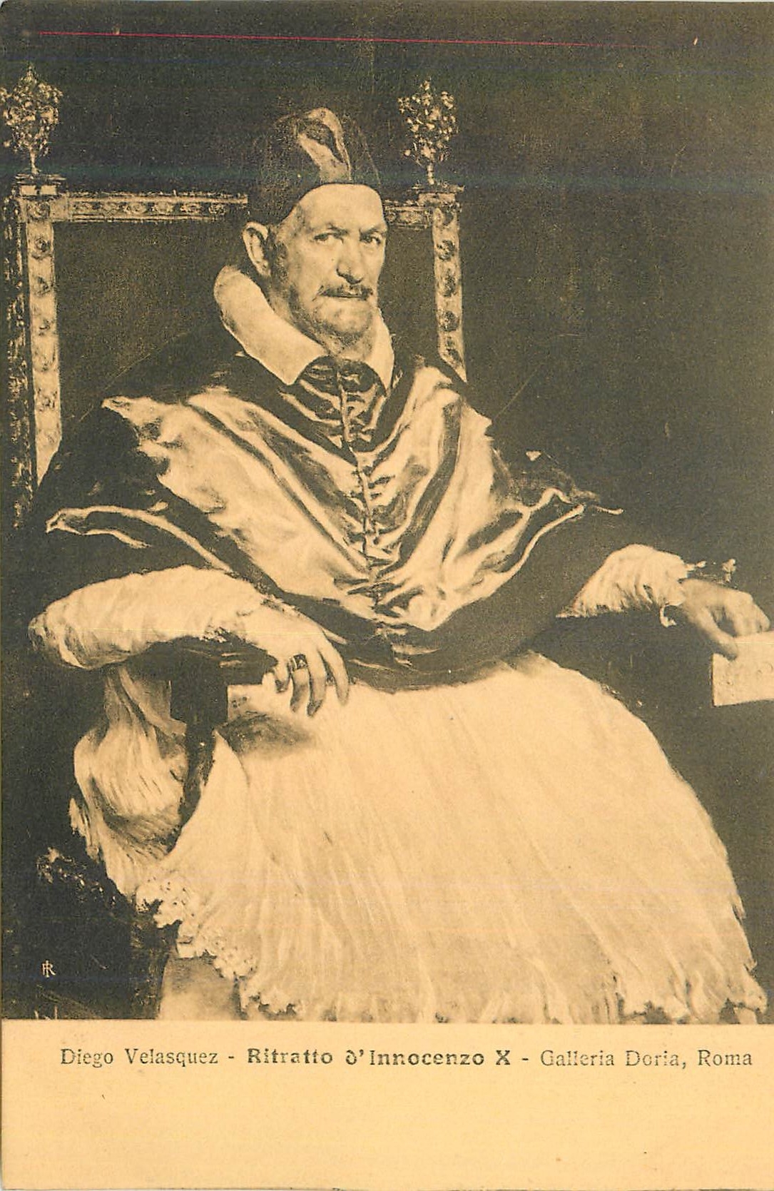 CPA Roma Galleria Doria Diego Velasquez Ritratto d'Innocenzo X