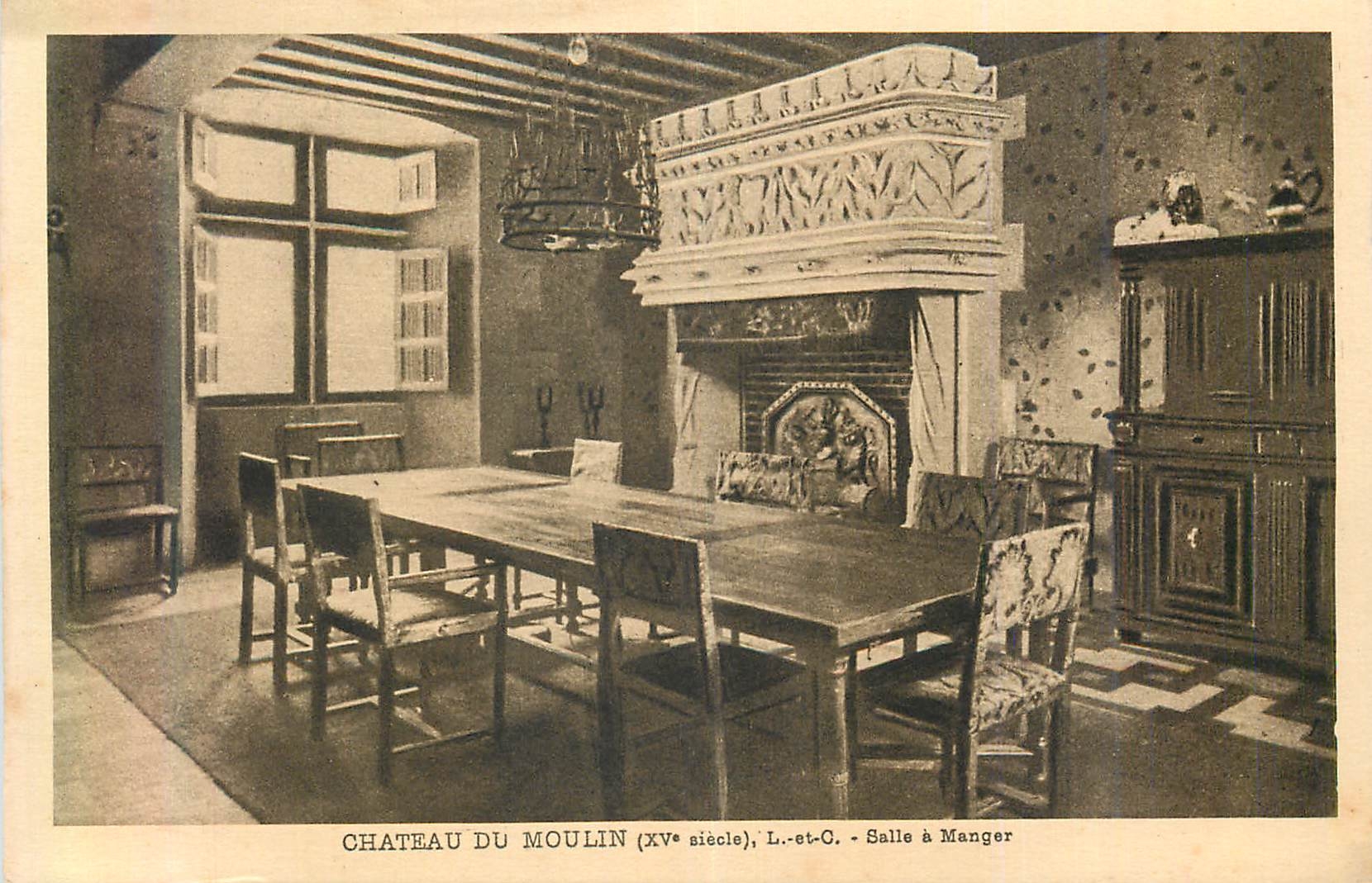 CPA Chateau du Moulin (XVe Siecle) L et C Salle a Manger