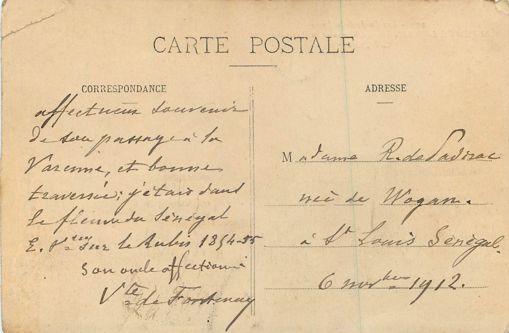 CPA Les Bords de la Loire St Remy la Varenne Chateau de la Petite Varenne — Rückseite