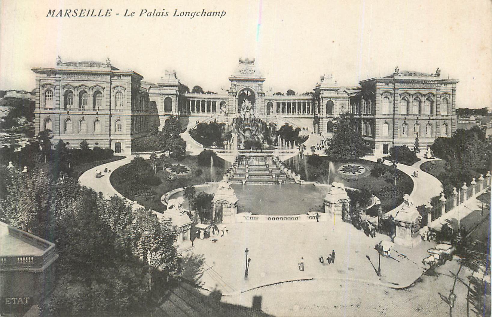 CPA Marseille Le Palais Longchamp