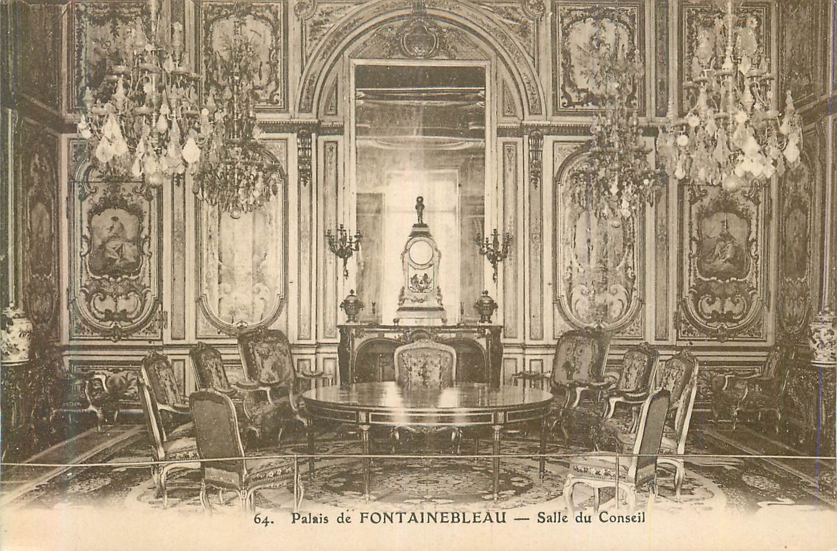 Palais de FONTAINEBLEAU — Salle du Conseil