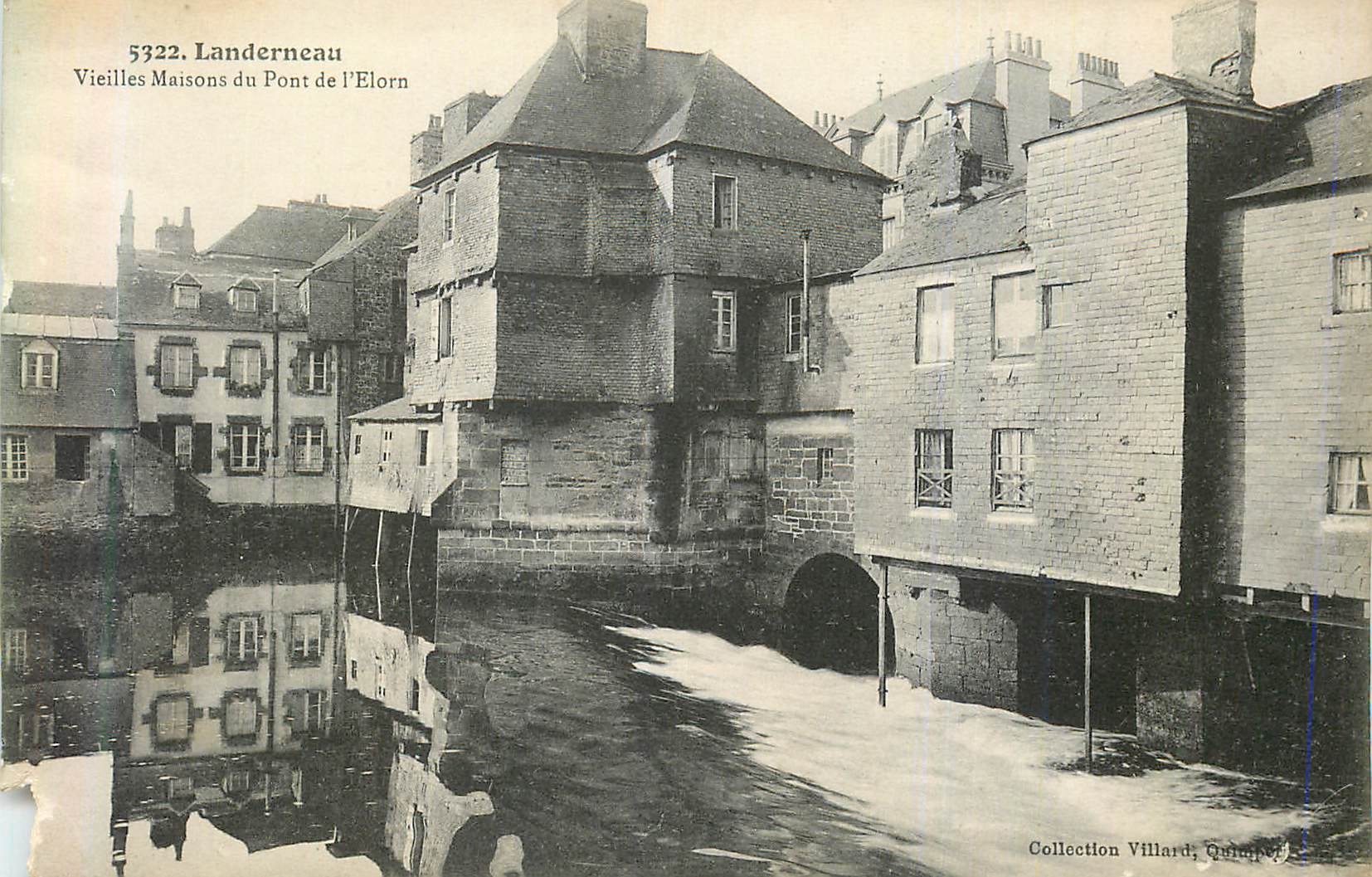 CPA Landerneau Vieilles Maisons du Pont de l'Elorn