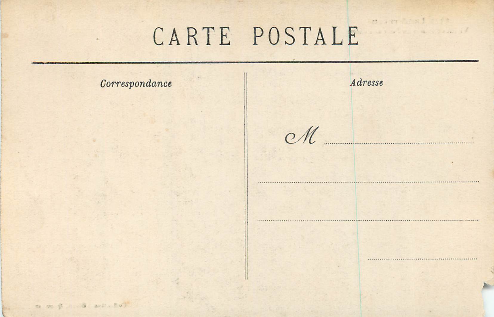CPA Landerneau Vieilles Maisons du Pont de l'Elorn — Rückseite