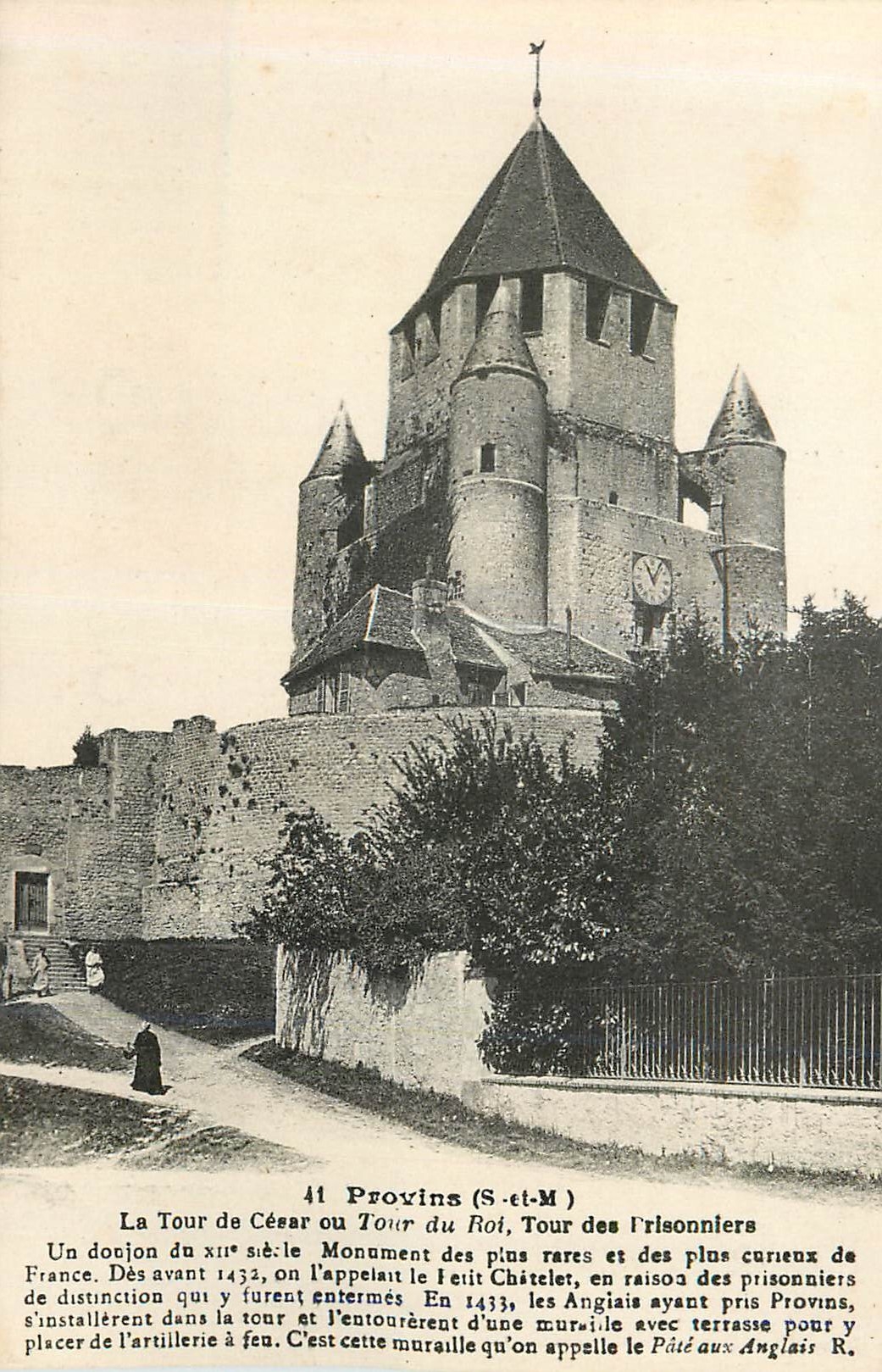 La Tour de César ou Tour du Roi à Provins — Monument du XIIe siècle, Tour des Prisonniers