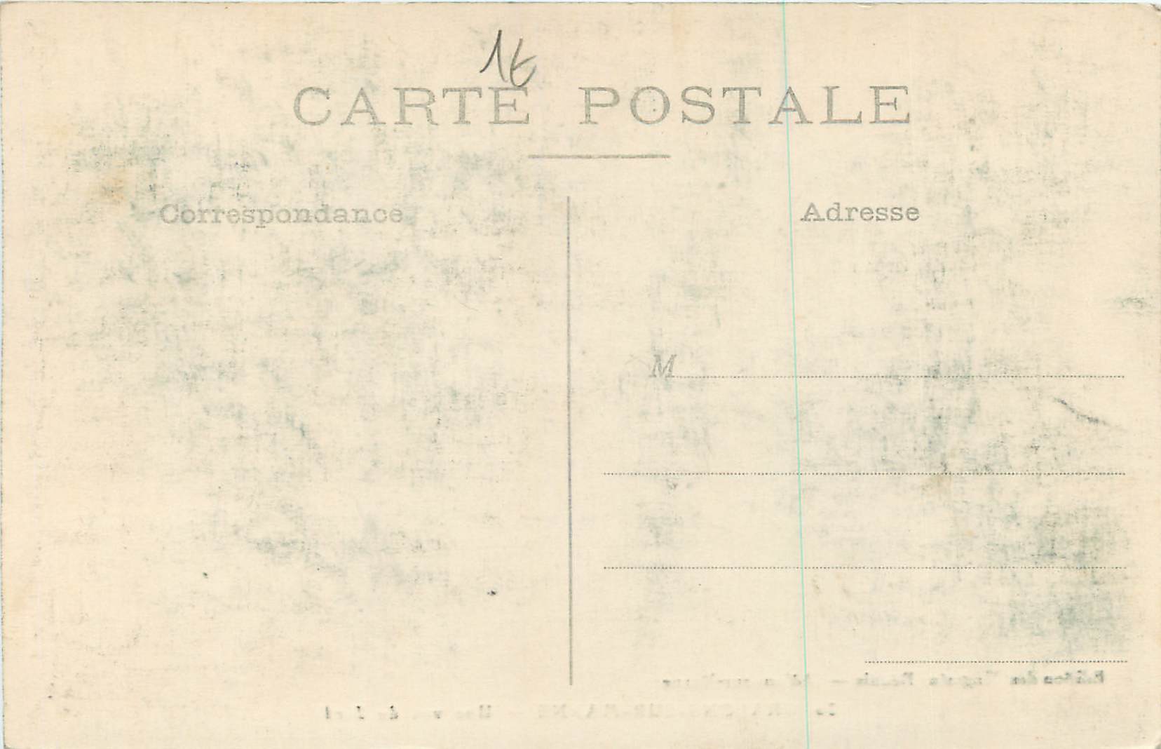 CPA Chalons sur Marne Une Vue du Jard — Verso