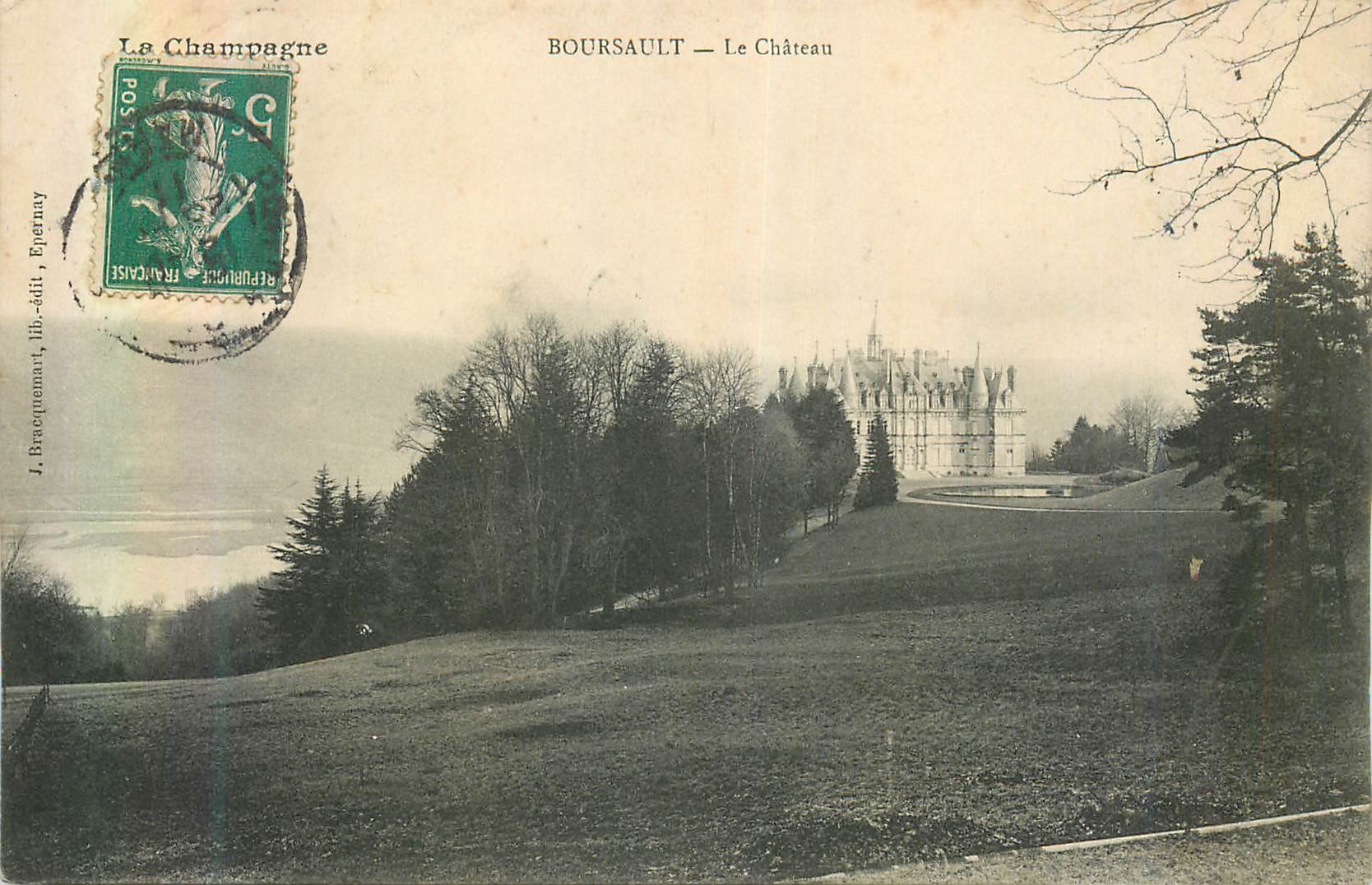 Boursault — Le Château — J. Braquemant, Épernay