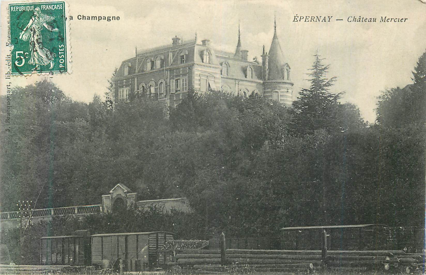 ÉPERNAY — Château Mercier — A. Bracquemont, lib.-édit.