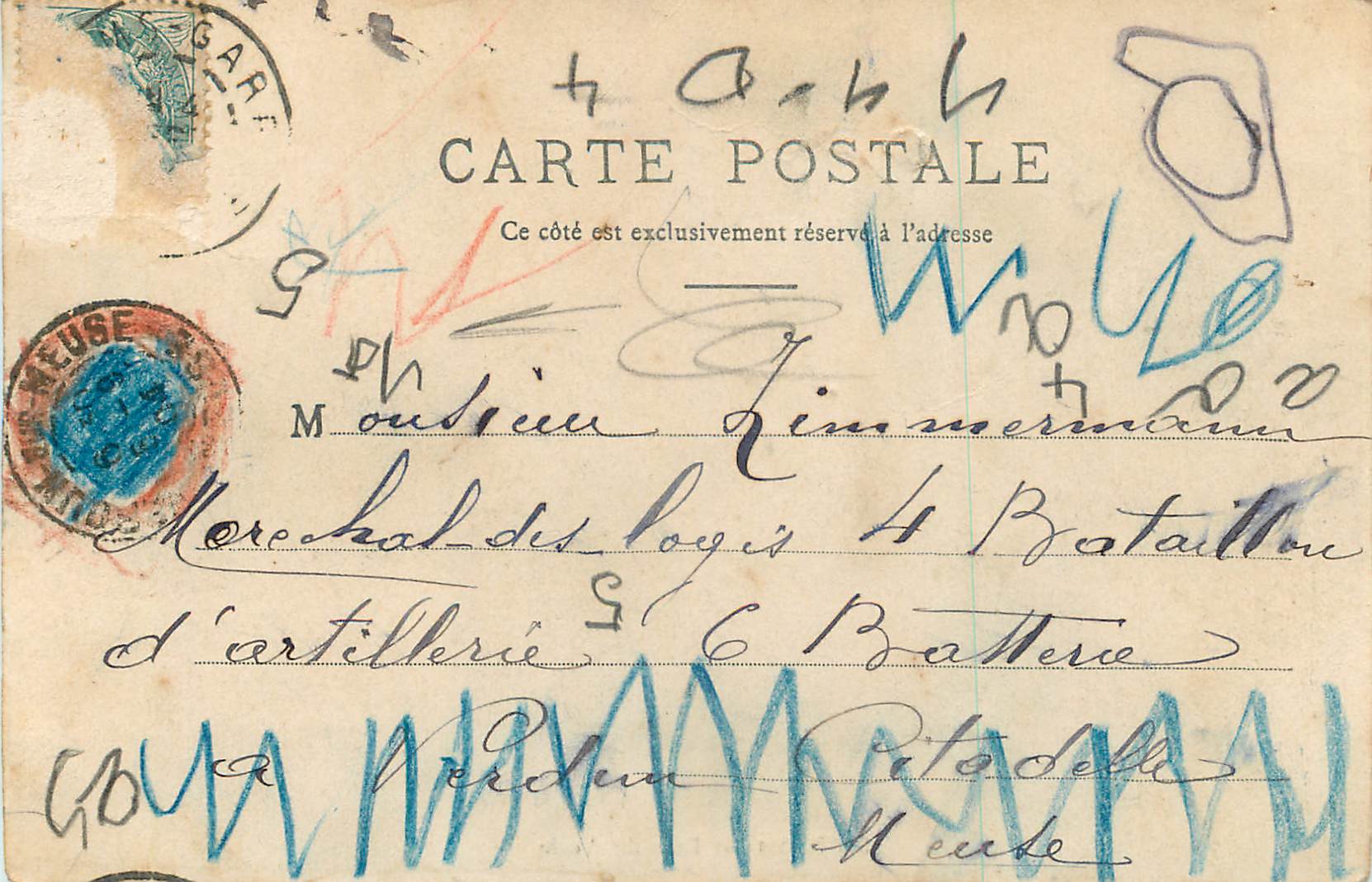 Reims — Rue de Vesle — Grand Bazar et magasins de tapis — Rückseite