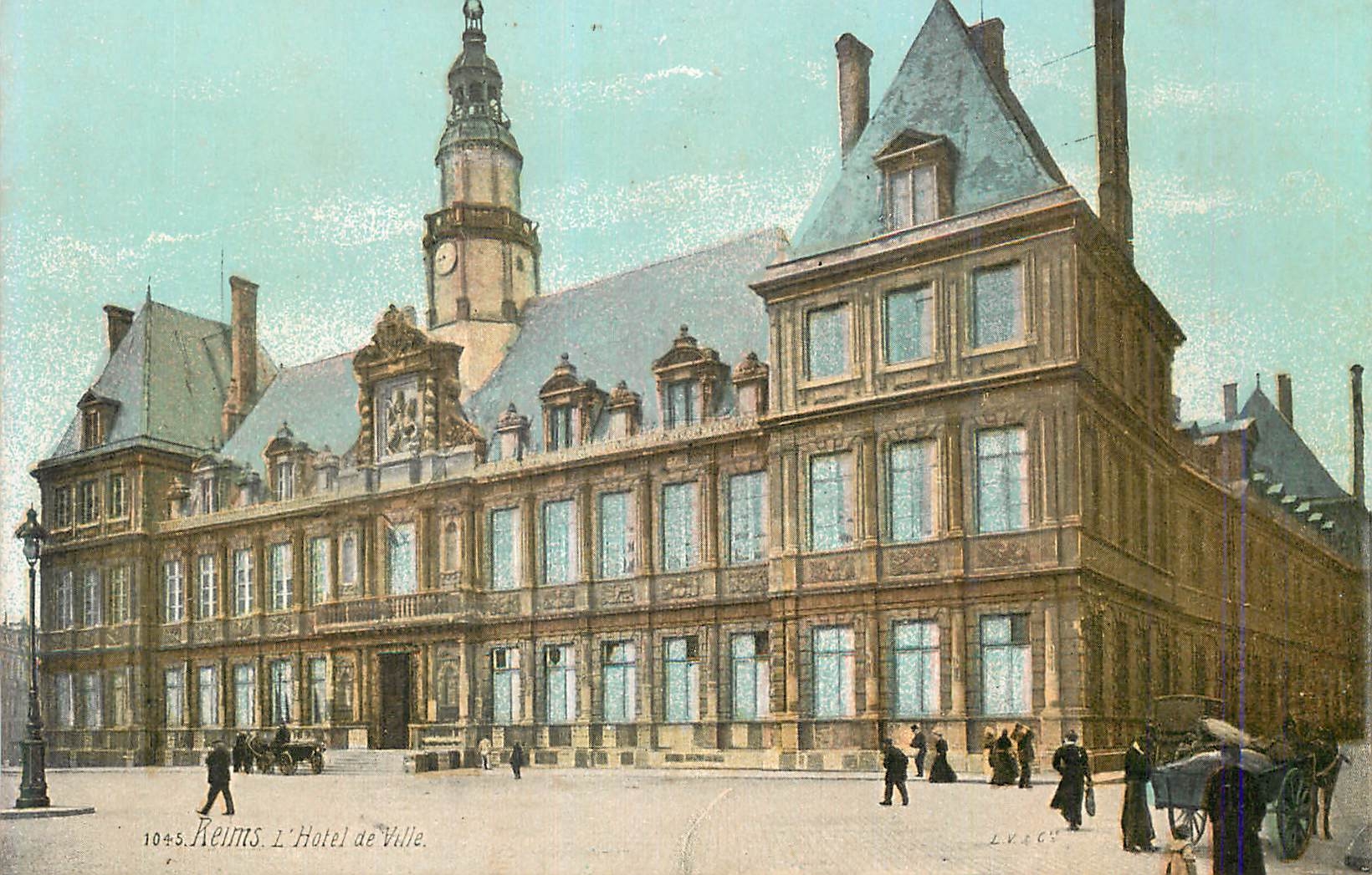 CPA Reims l'Hotel de Ville