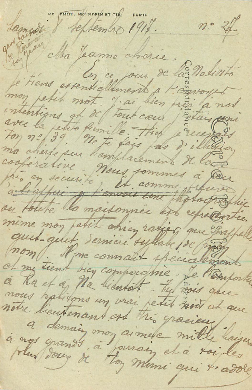 CPA Chalons sur Marne Eglise Saint Loup L'Abside — Verso