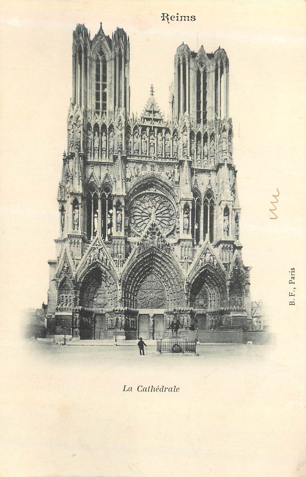 CPA Reims La Cathedrale