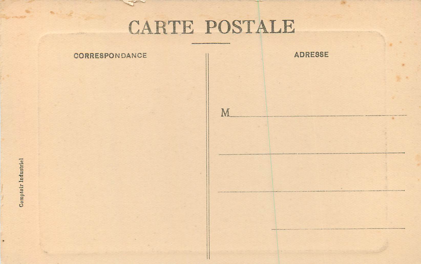 CPA Reims Place Royale — Verso