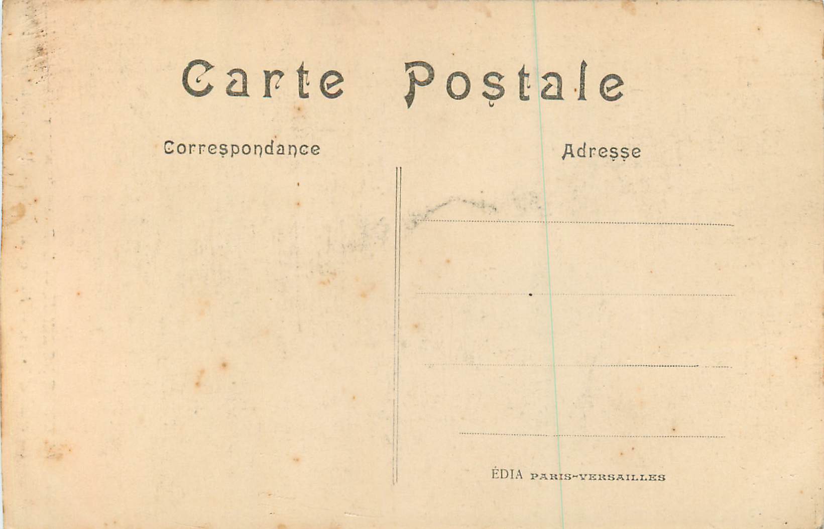 CPA Le Crime de Reims Le Ravage des Vitraux — Rückseite