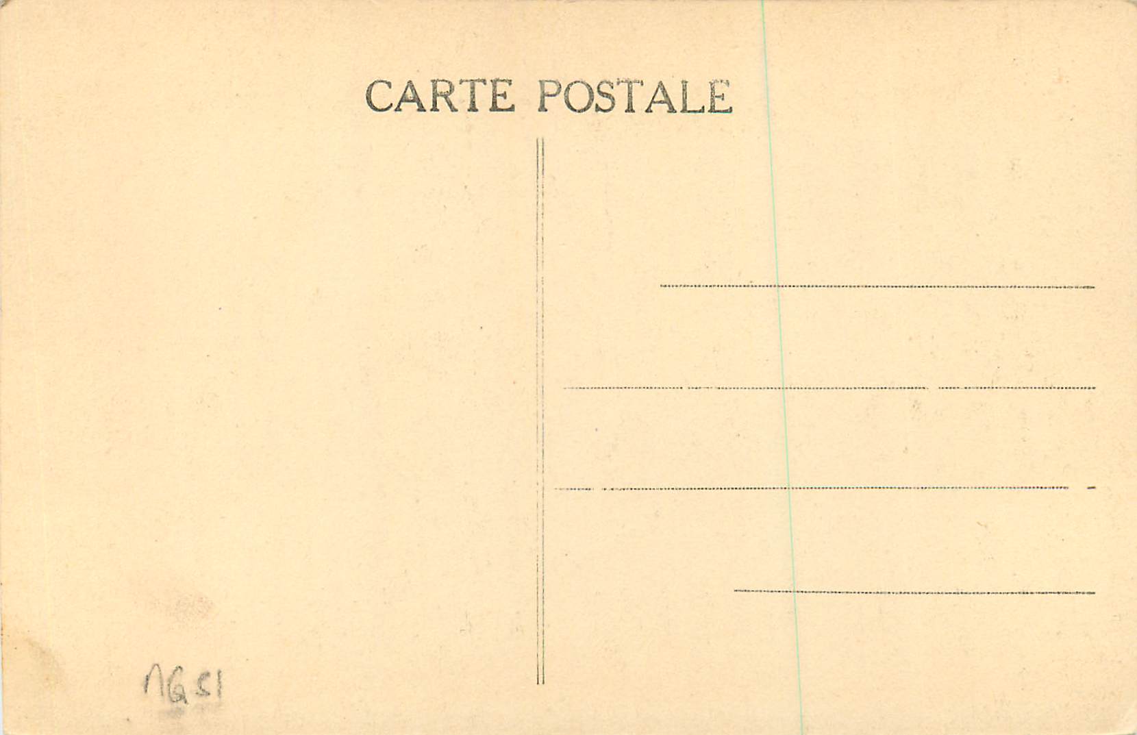 CPA Sezanne (Marne) Portail de l'Eglise — Back