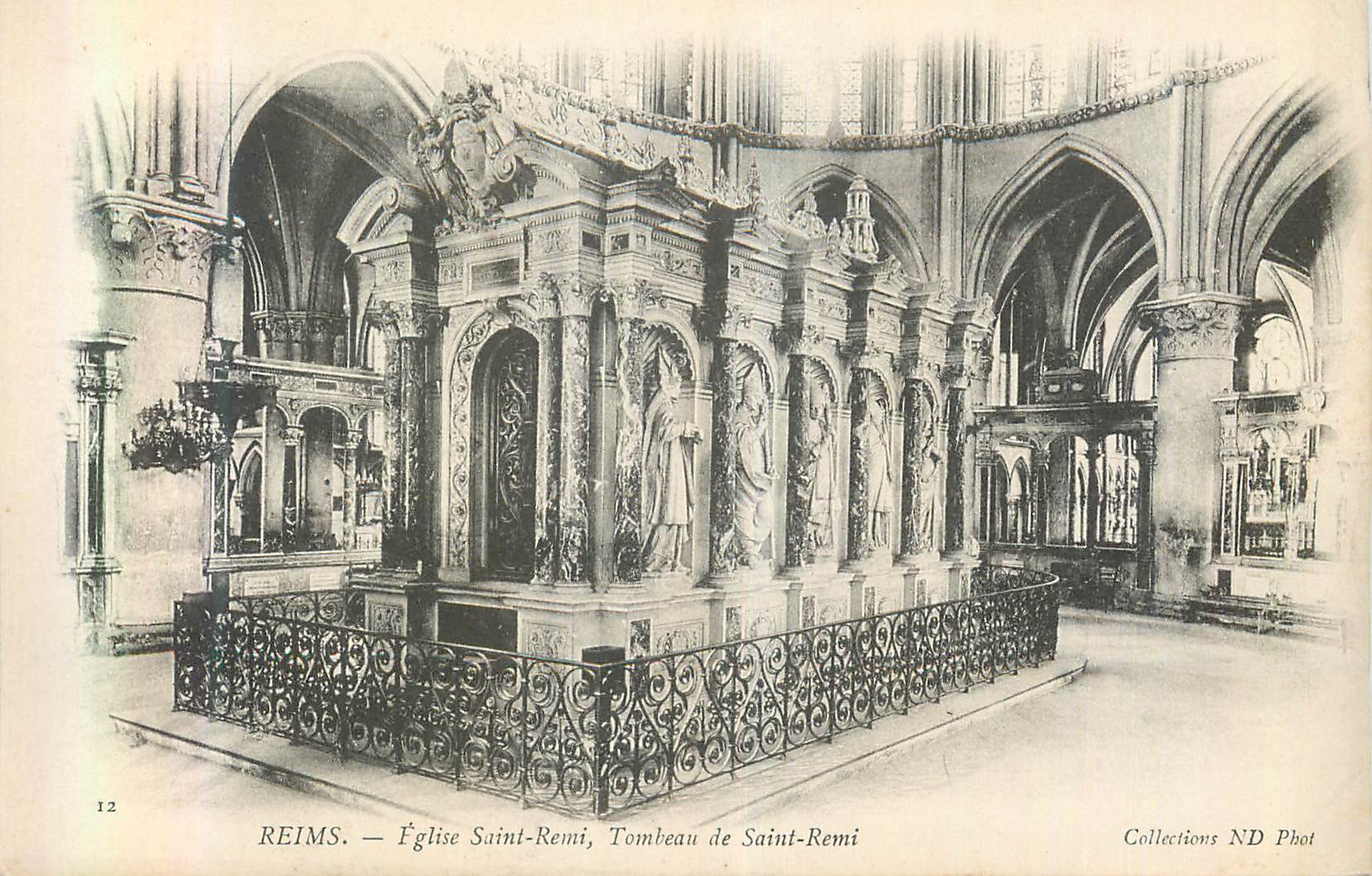 Reims — Église Saint-Remi, Tombeau de Saint-Remi — Collections ND Phot