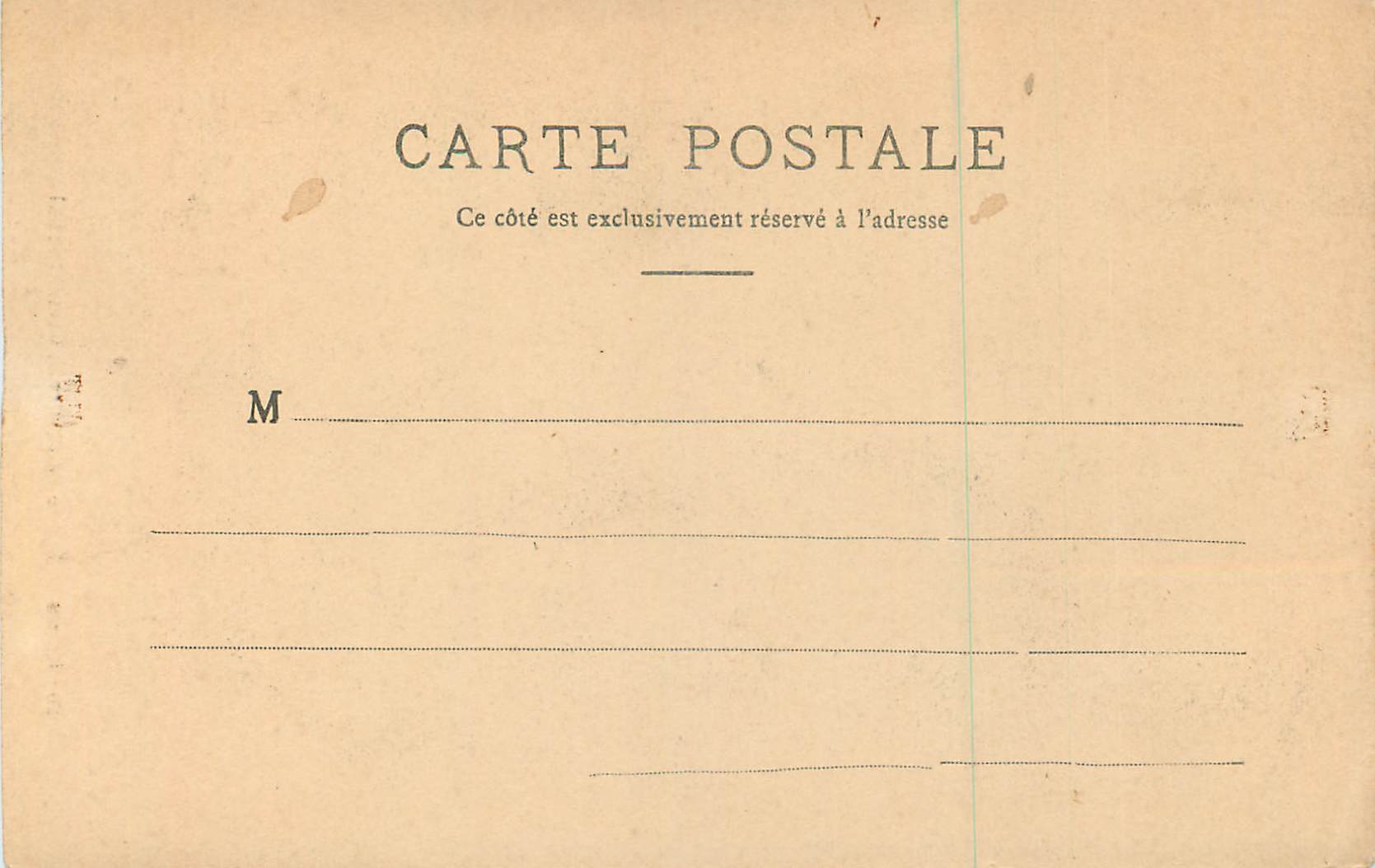 CPA Reims Eglise Saint Remi Grand Portail — Rückseite