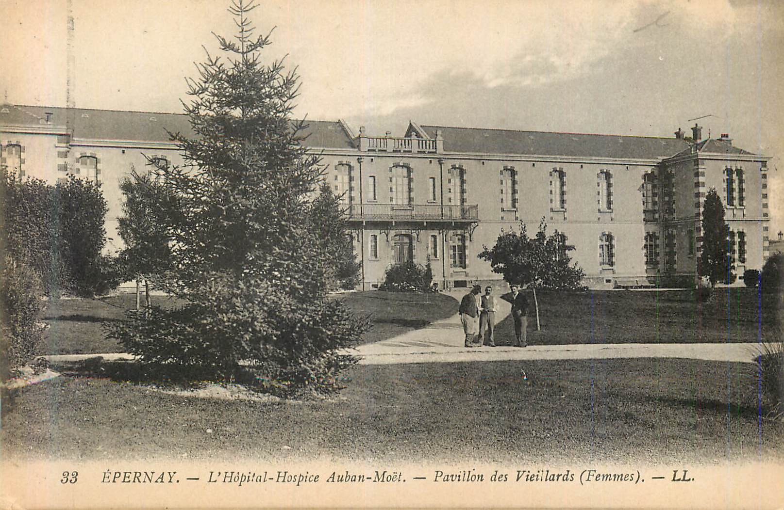 Épernay — L'Hôpital-Hospice Auban-Moët — Pavillon des Vieillards (Femmes) — LL. N° 33