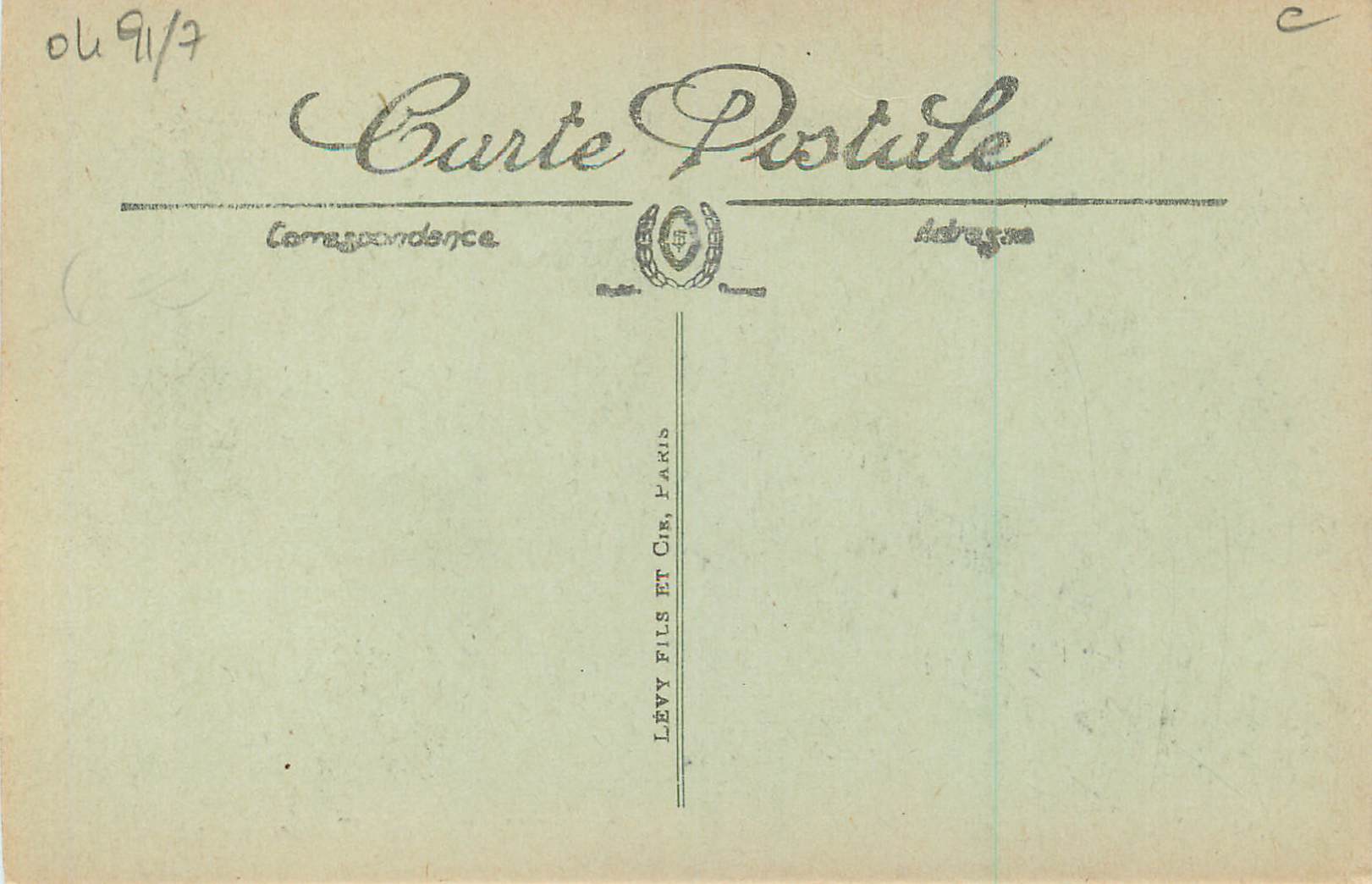 Épernay — L'Hôpital-Hospice Auban-Moët — Pavillon des Vieillards (Femmes) — LL. N° 33 — Rückseite