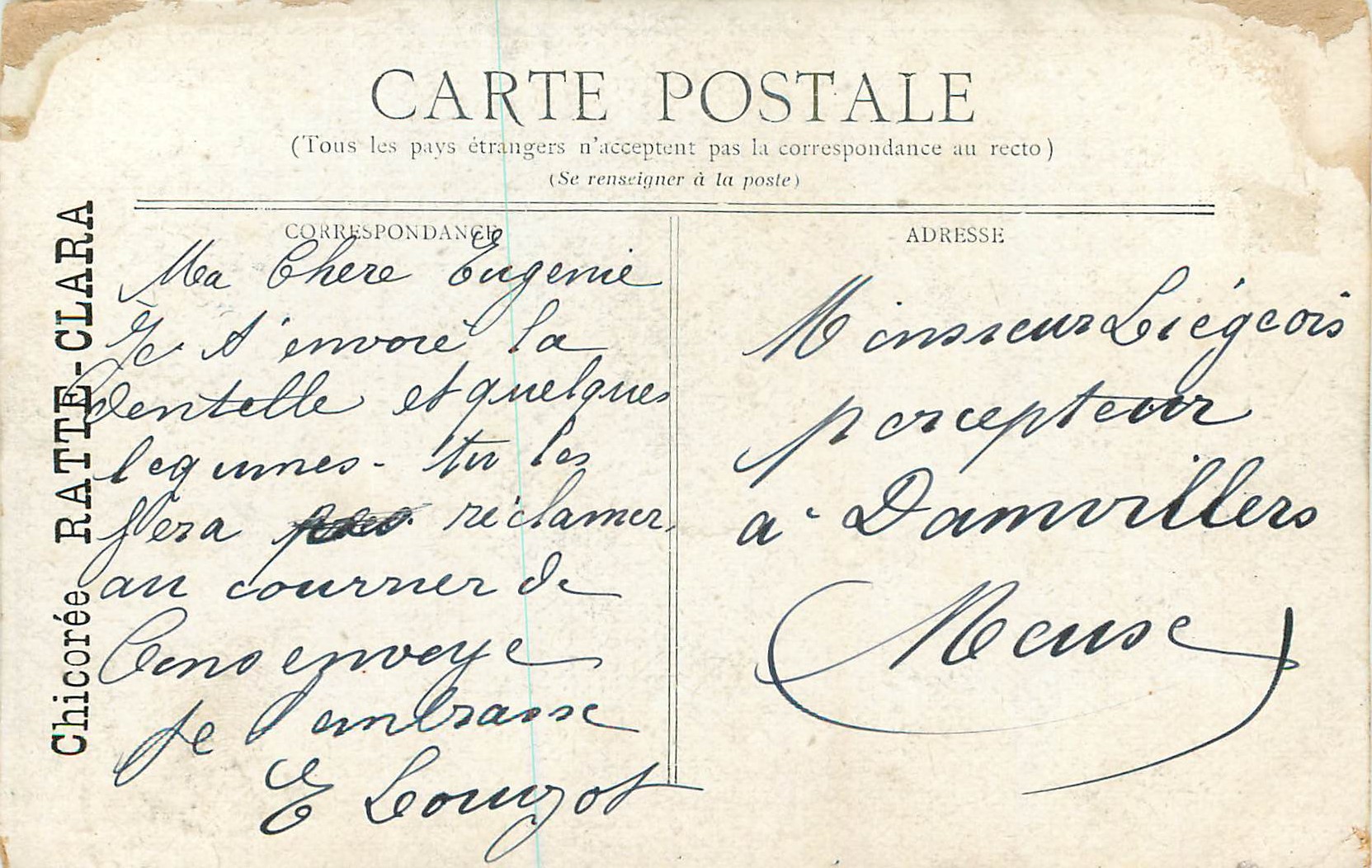 CPA Avec ses Airs de Virtuose Et Posant la main sur son Coeur Est ce un Opera qu'il Compose Ensemble Auteur Acteur Chant — Back