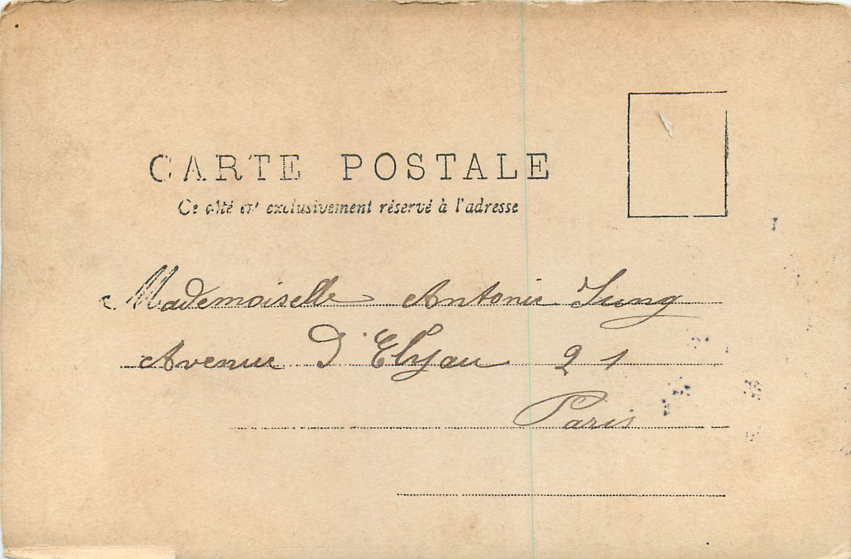 CPA Rome a qui Vient Ton Bras d'Immaler mon Amant — Back