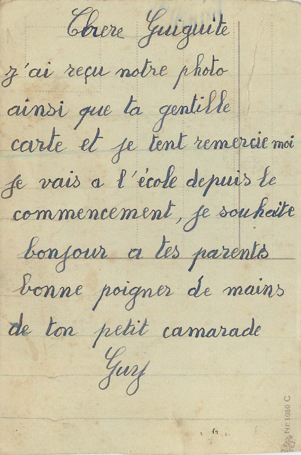 CPA Bonne Annee Chiens — Rückseite
