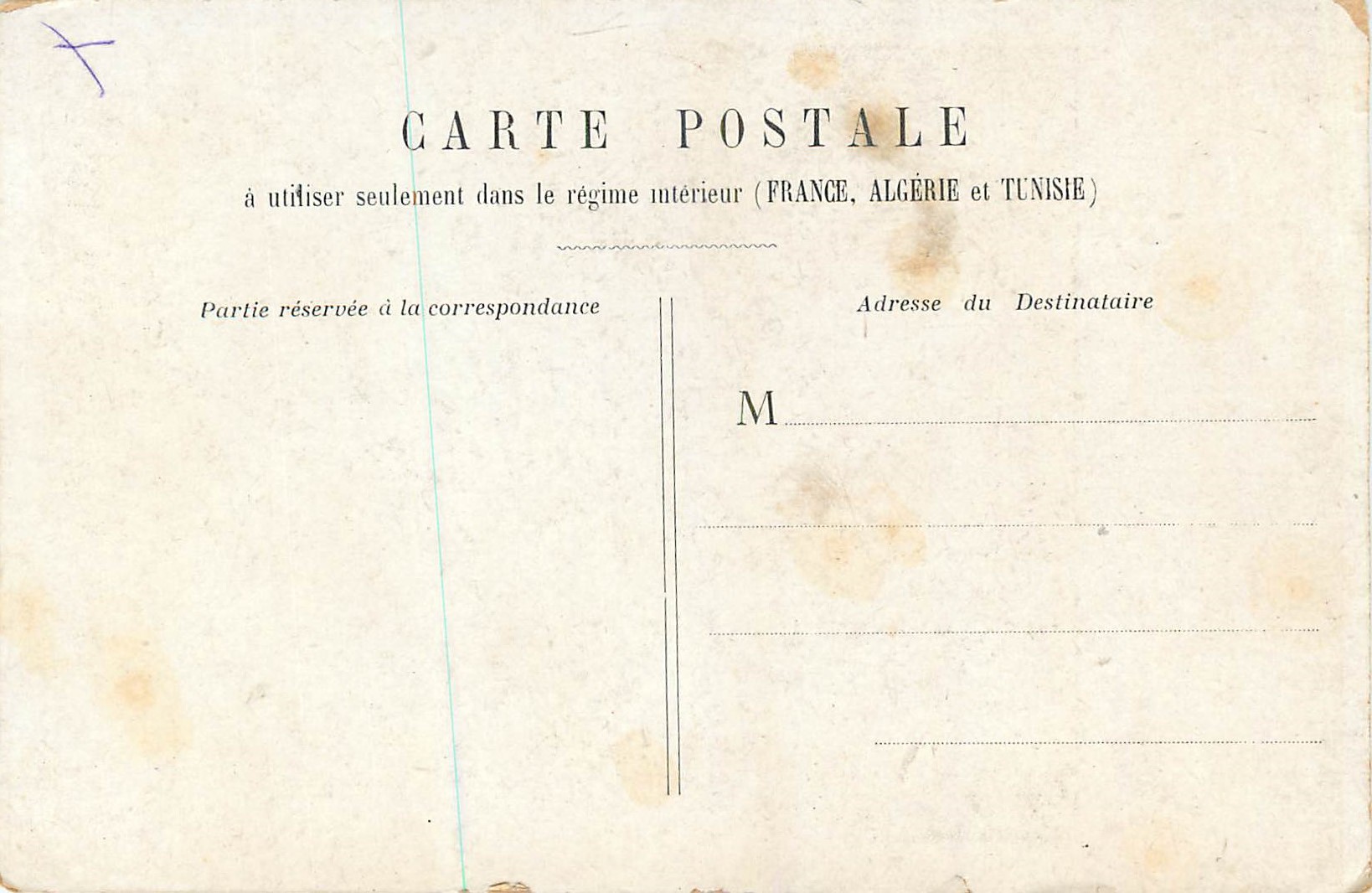 CPA Lui Ala Pole Clarte d'un Rayon de Lune Je te Vois si Elle Laisse moi Griver d'Excuse et d'Amour — Back