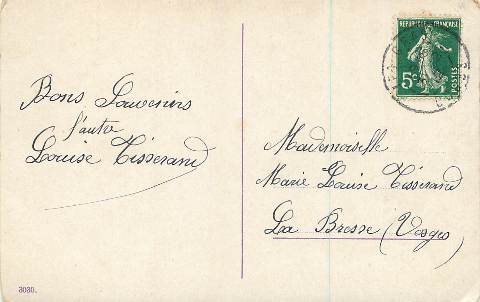 CPA Bonne Annee Ange Enfant — Rückseite