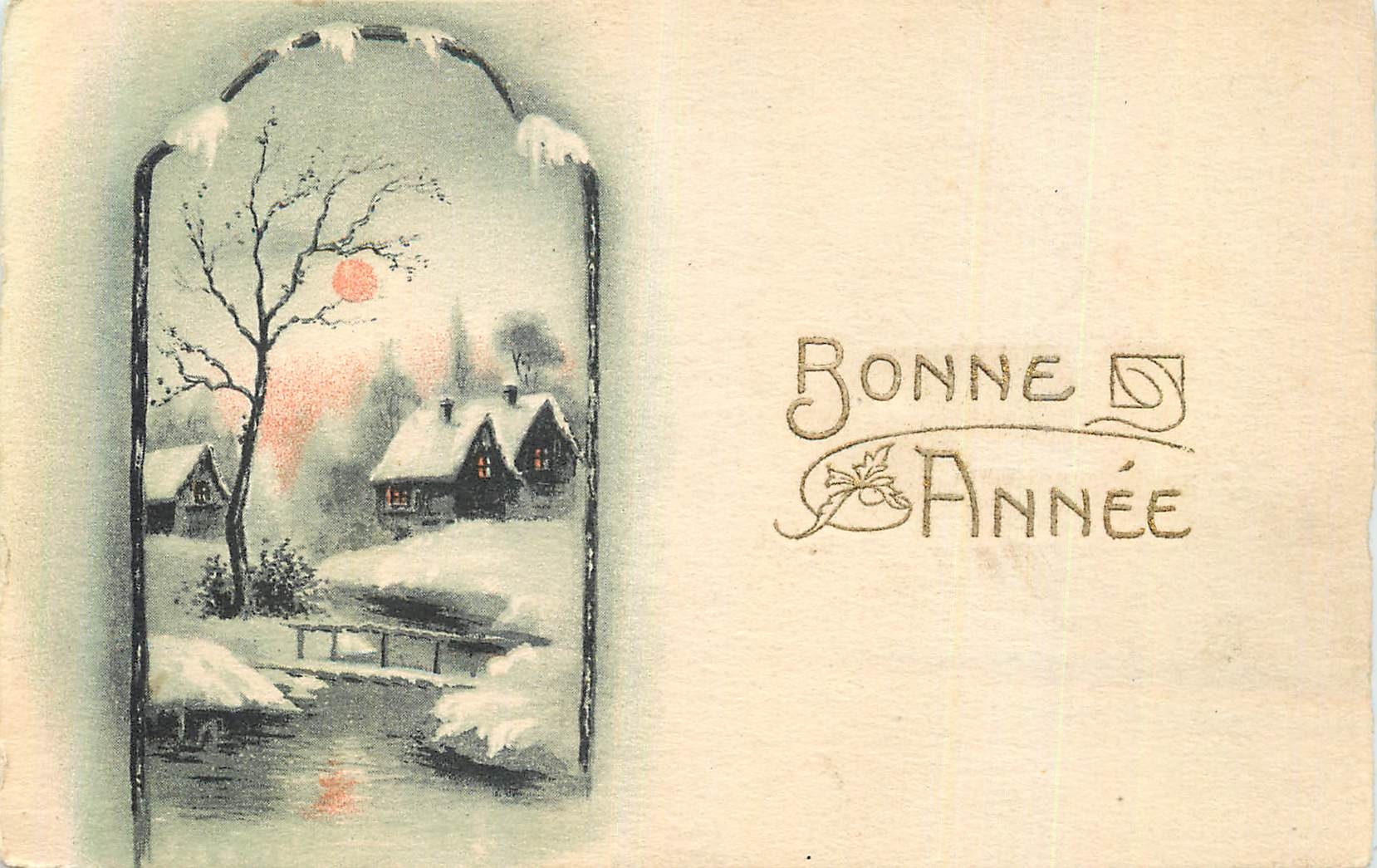 CPA Bonne Annee