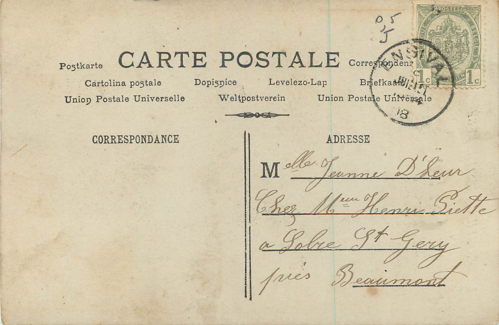 CPA Les Confidences de Bebe Enfant Grand Pere — Rückseite