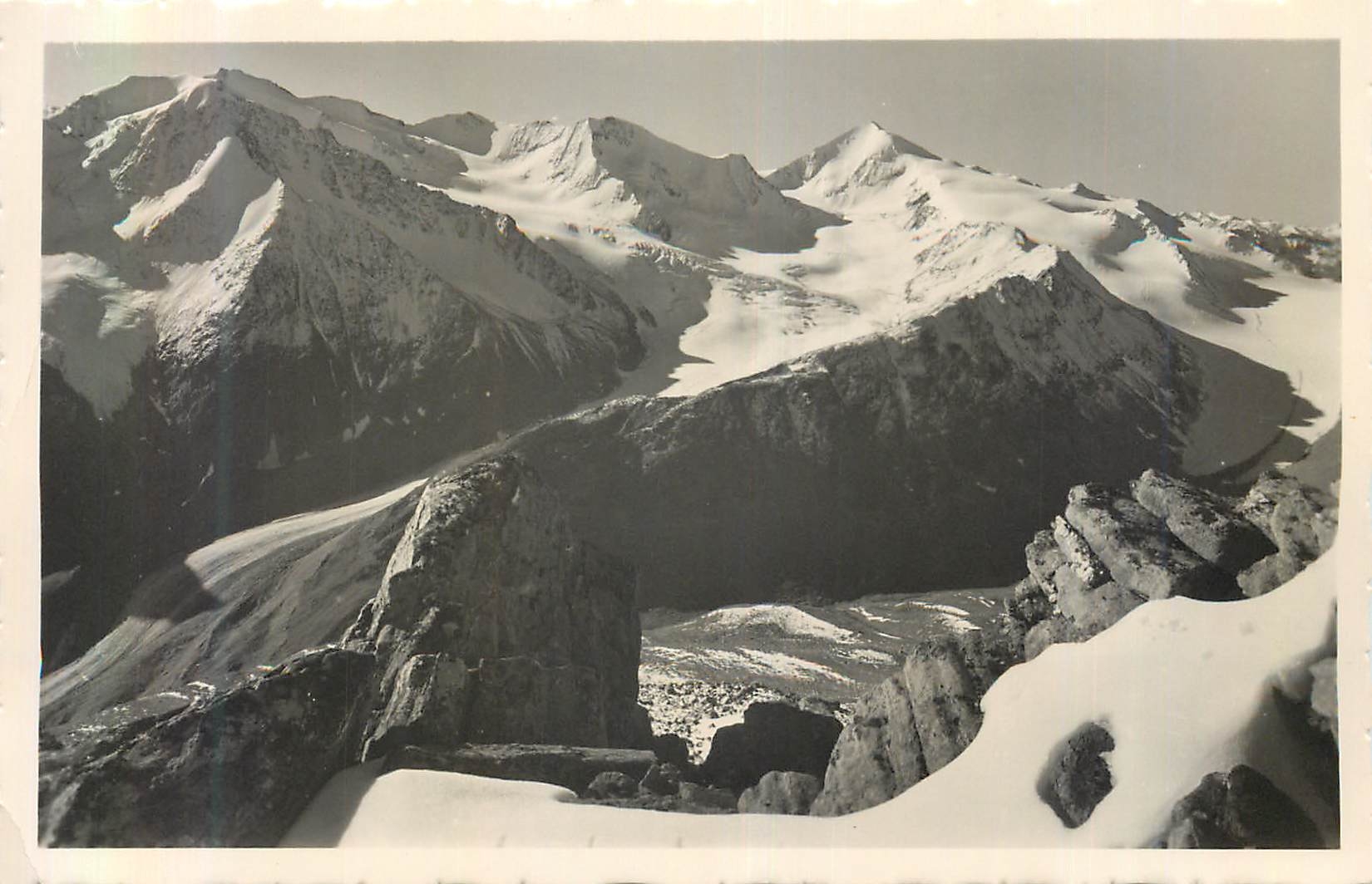 CPA Otzital Tirol Blick Von der Kreuzspitze 3457 m Auf den Marzelkamm mit Similaun